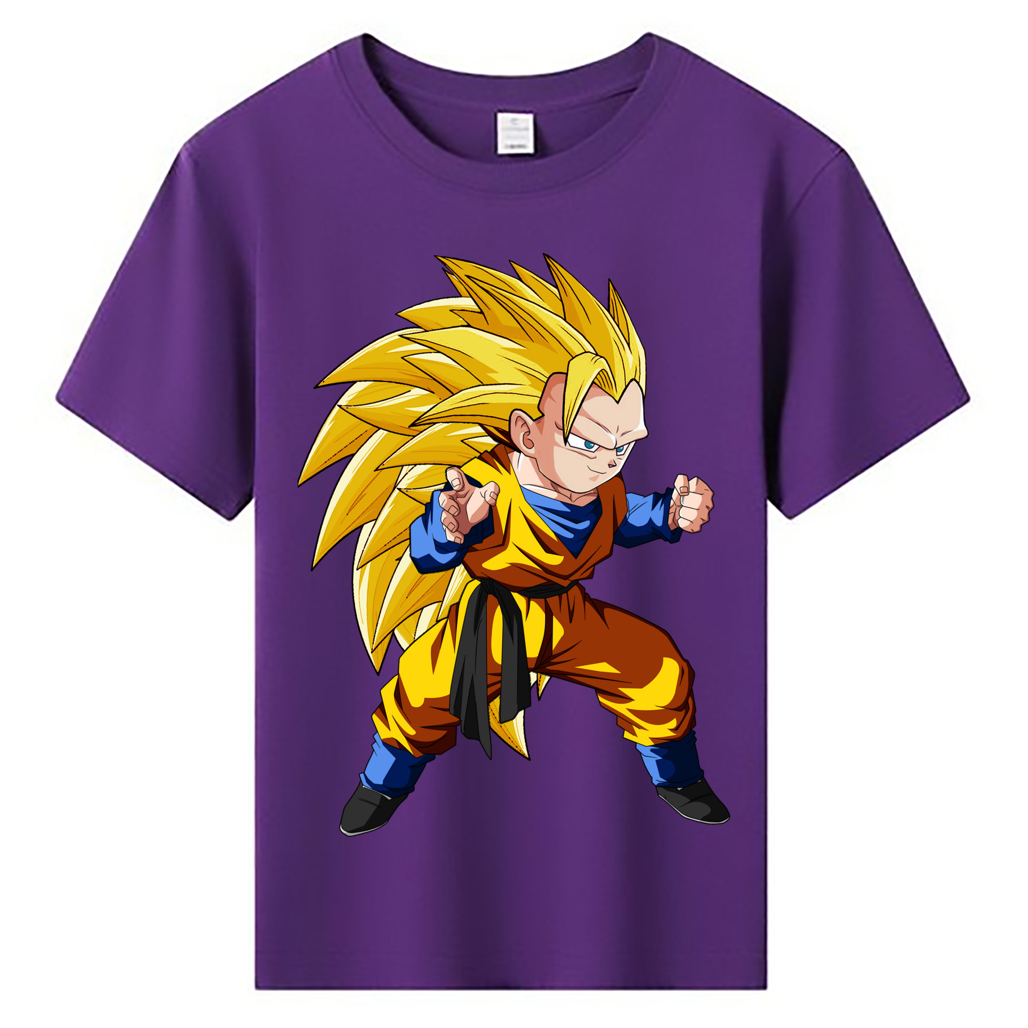 （画像用） ドラゴンボール ベジータ四世（Bejīta Yonsei）DRAGON BALL Vegeta IV 綿100％キッズTシャツ（フロントプリント）
