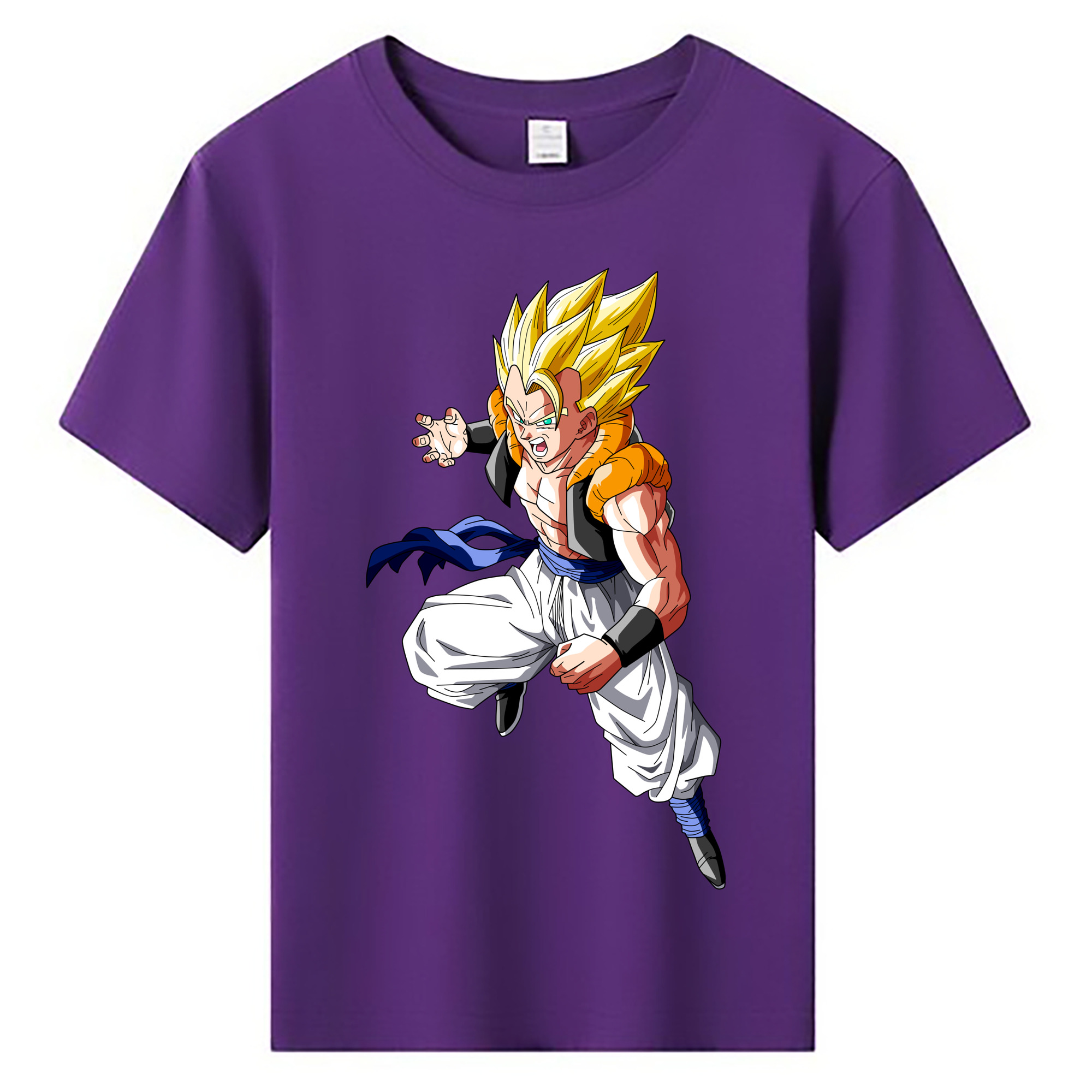 （画像用） ドラゴンボール ベジータ四世（Bejīta Yonsei）DRAGON BALL Vegeta IV 綿100％キッズTシャツ（フロントプリント）