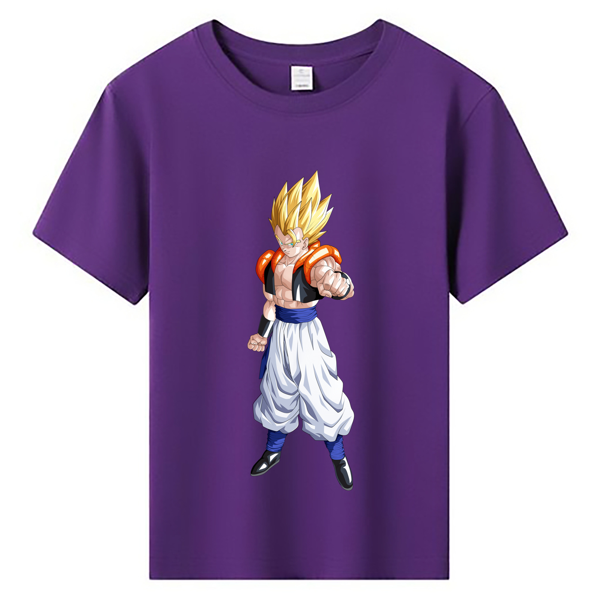 （画像用） ドラゴンボール ベジータ四世（Bejīta Yonsei）DRAGON BALL Vegeta IV 綿100％キッズTシャツ（フロントプリント）