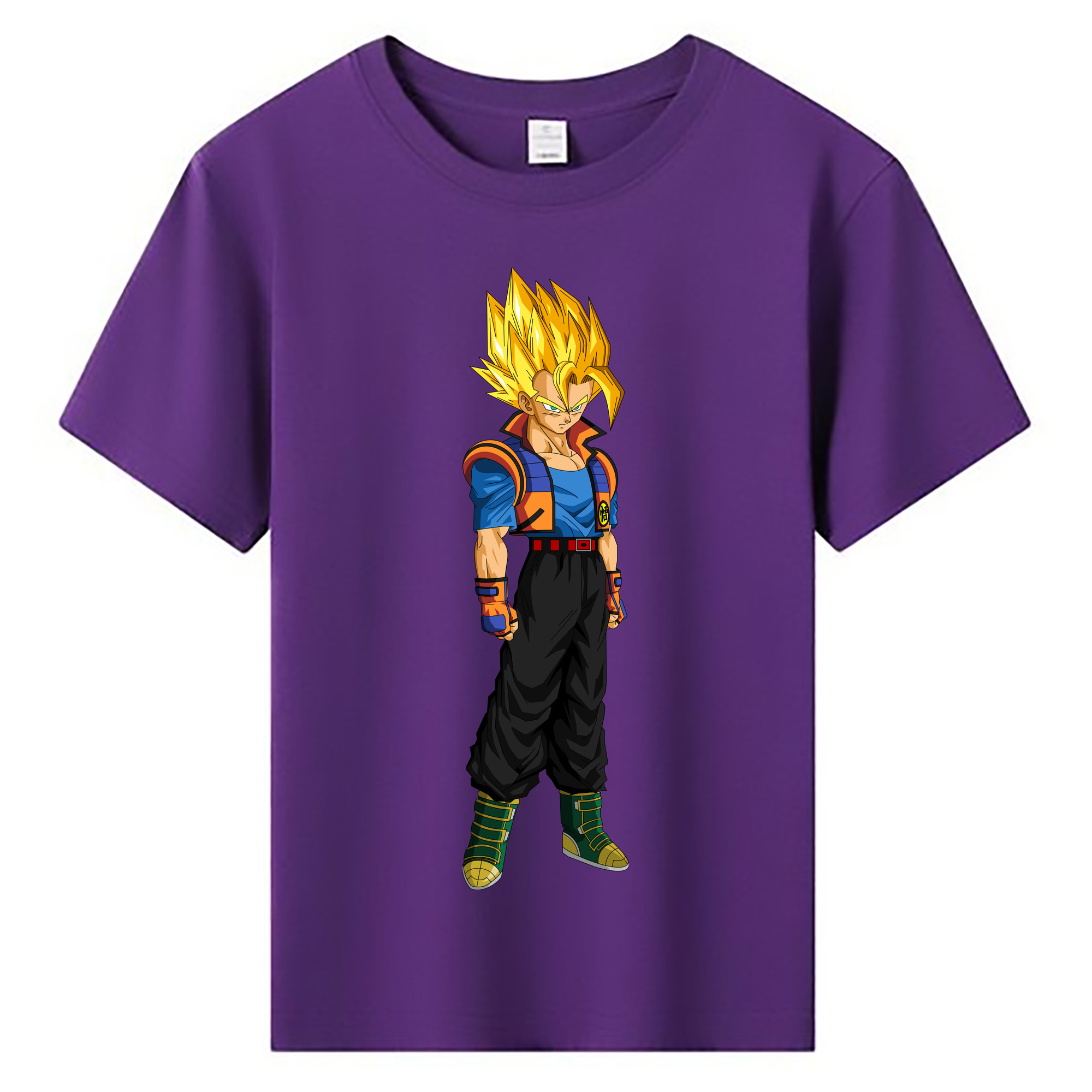 （画像用） ドラゴンボール ベジータ四世（Bejīta Yonsei）DRAGON BALL Vegeta IV 綿100％キッズTシャツ（フロントプリント）