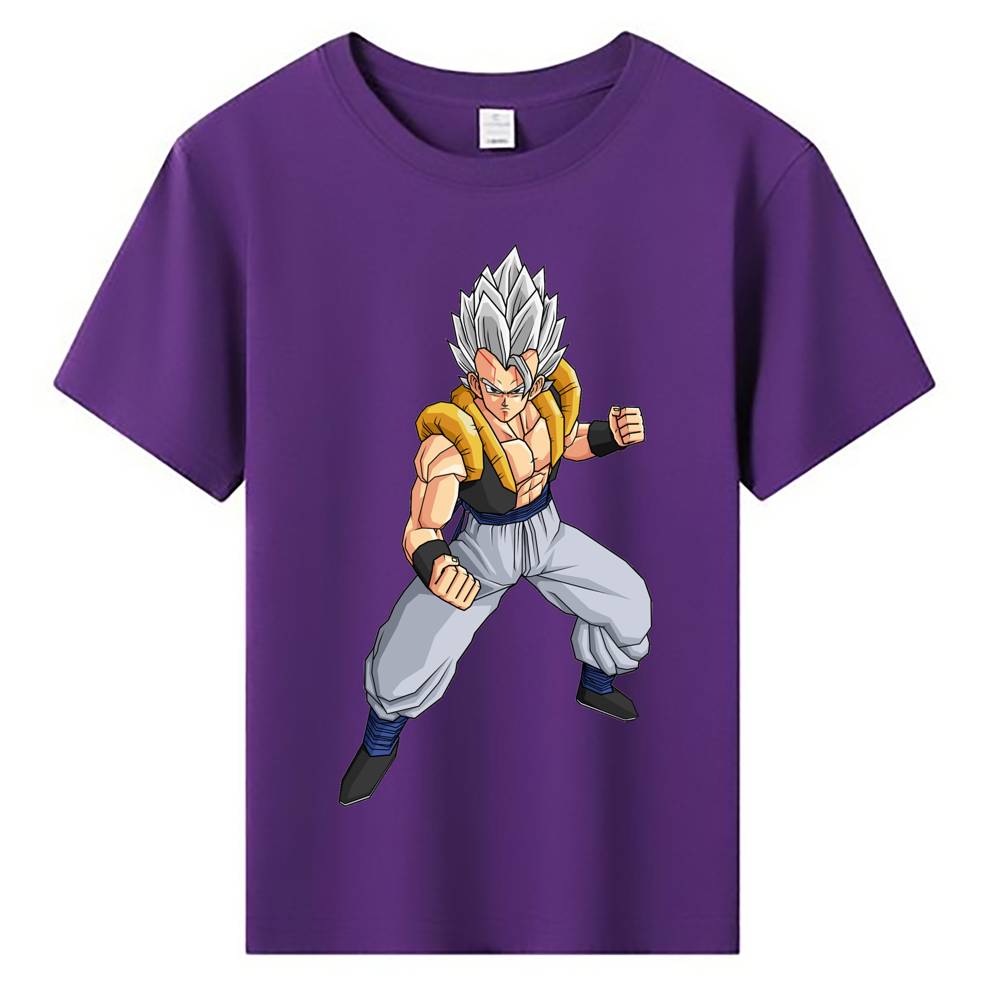 （画像用） ドラゴンボール ベジータ四世（Bejīta Yonsei）DRAGON BALL Vegeta IV 綿100％キッズTシャツ（フロントプリント）