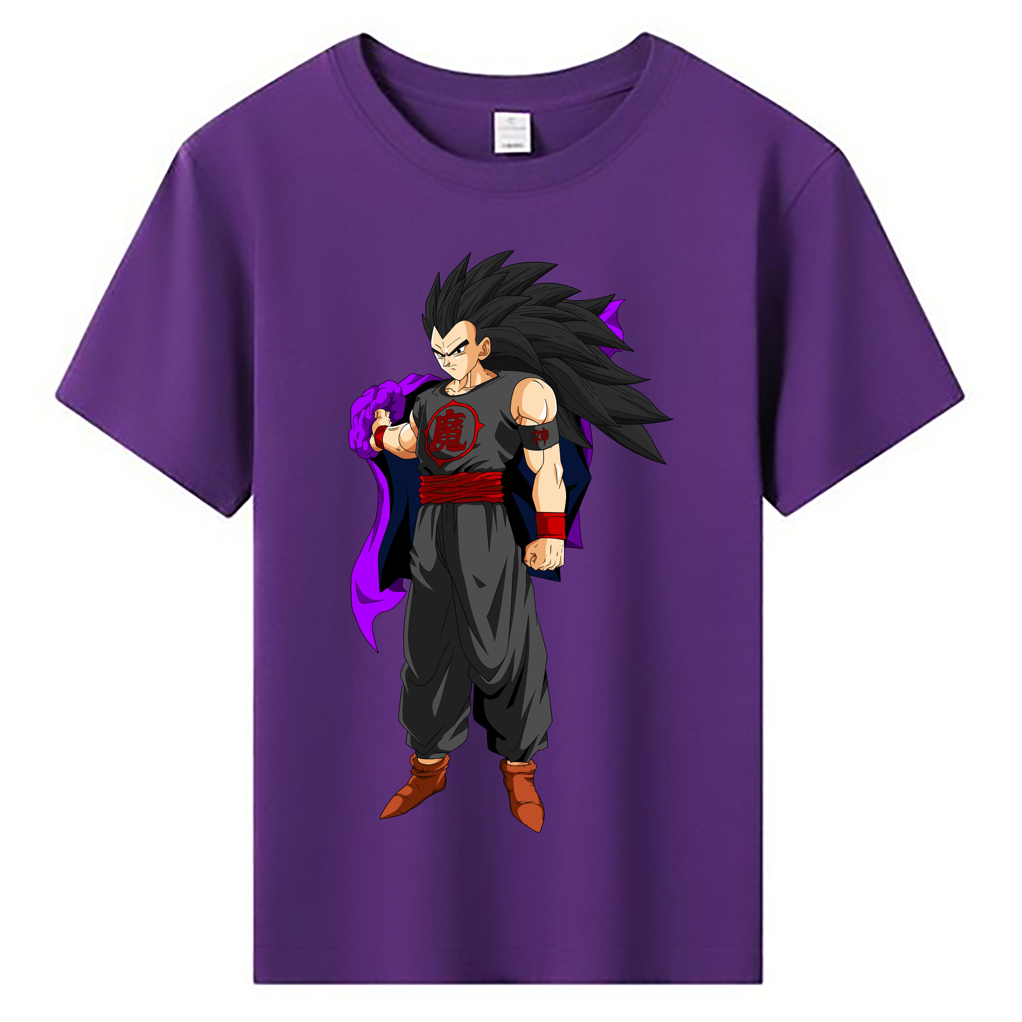 （画像用） ドラゴンボール ベジータ四世（Bejīta Yonsei）DRAGON BALL Vegeta IV 綿100％キッズTシャツ（フロントプリント）