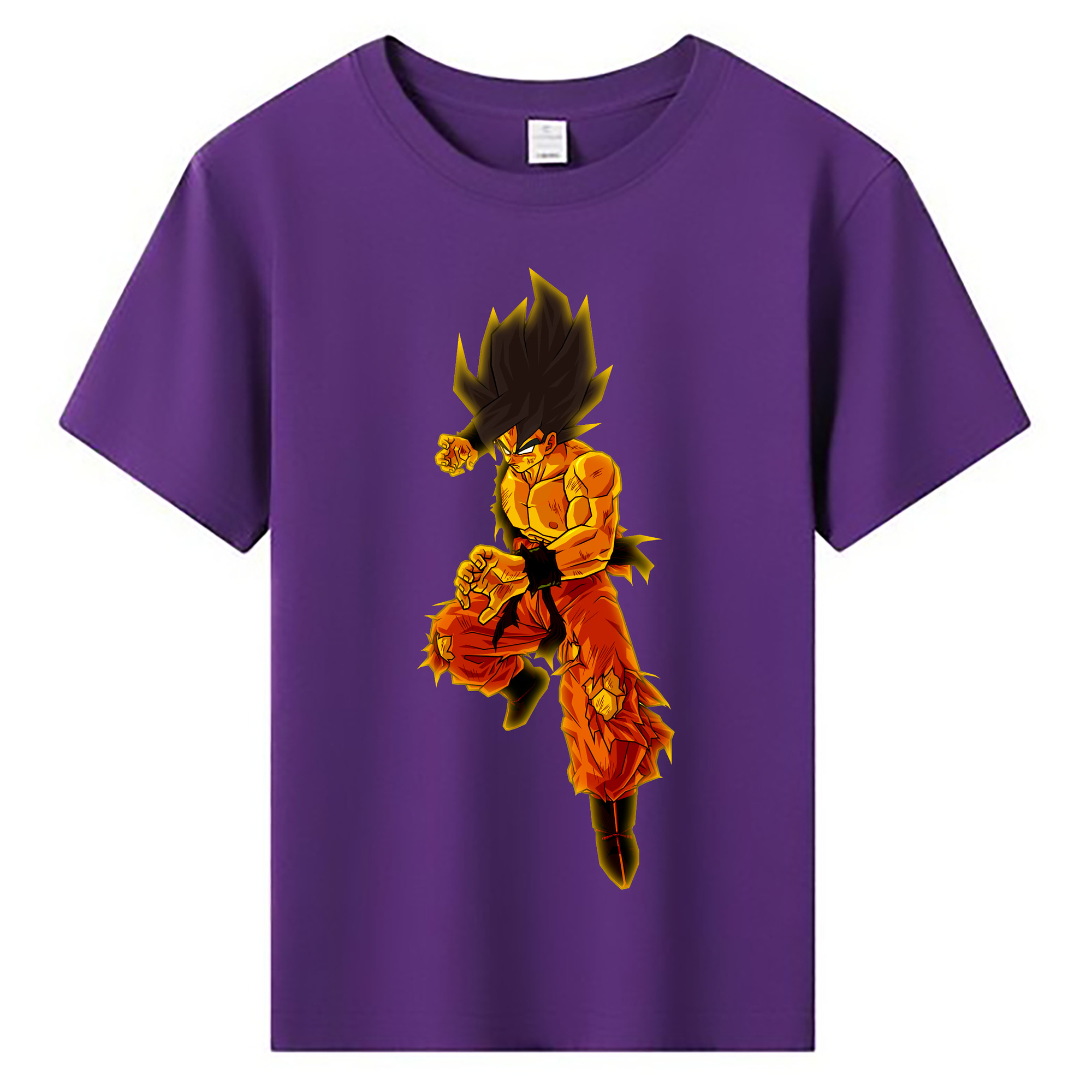 （画像用） ドラゴンボール 孫 悟飯（そんごはん）DRAGON BALL Son Gohan 綿100％キッズTシャツ（フロントプリント）
