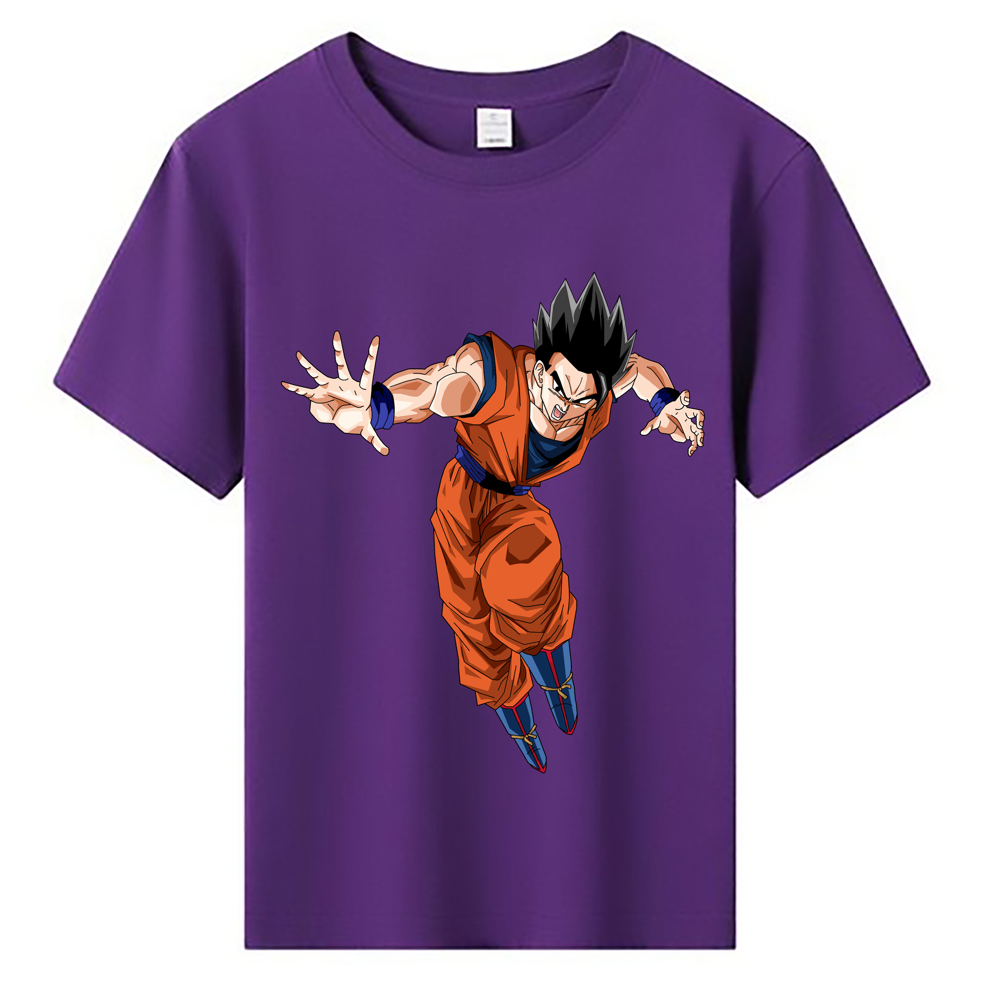 （画像用） ドラゴンボール 孫 悟飯（そんごはん）DRAGON BALL Son Gohan 綿100％キッズTシャツ（フロントプリント）
