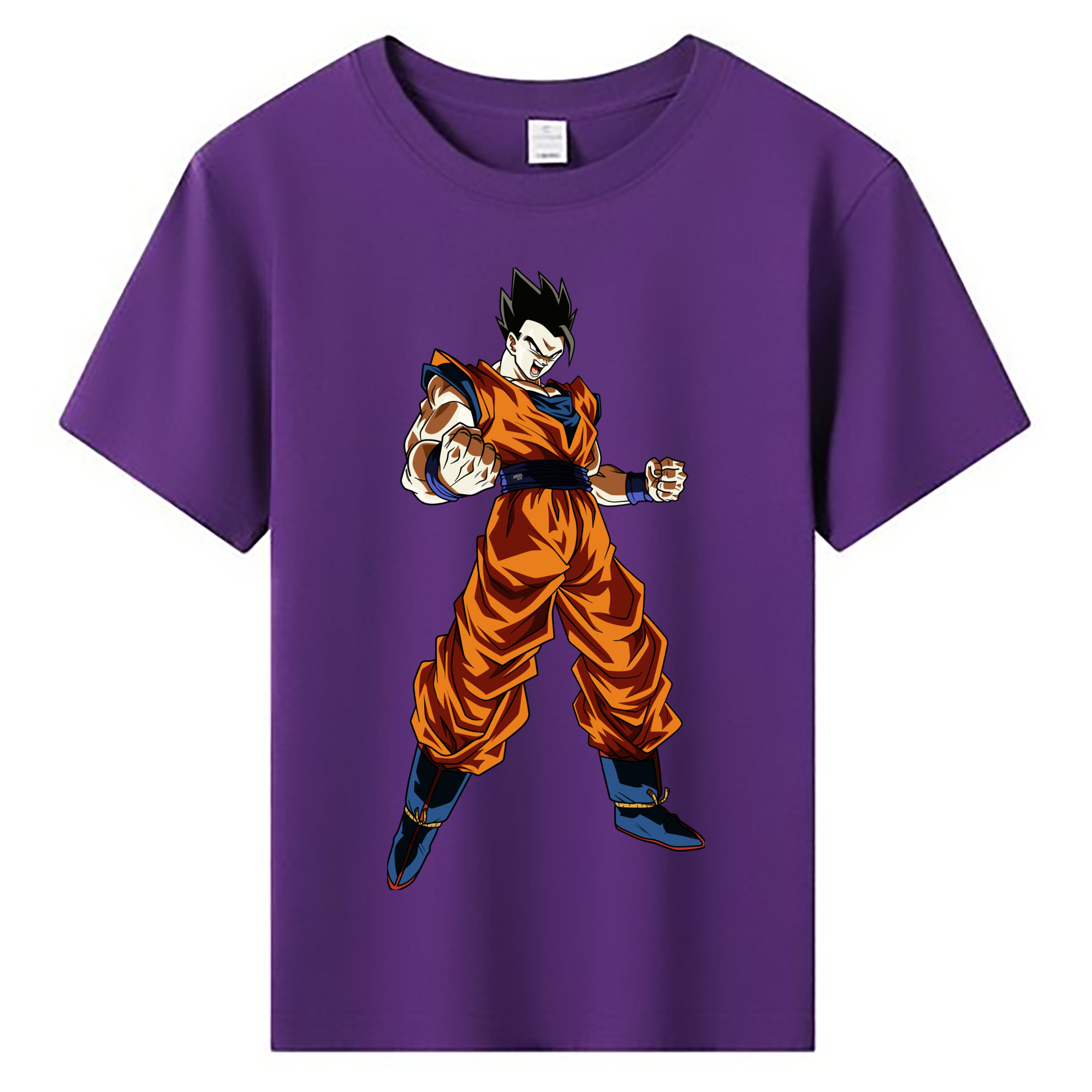 （画像用） ドラゴンボール 孫 悟飯（そんごはん）DRAGON BALL Son Gohan 綿100％キッズTシャツ（フロントプリント）