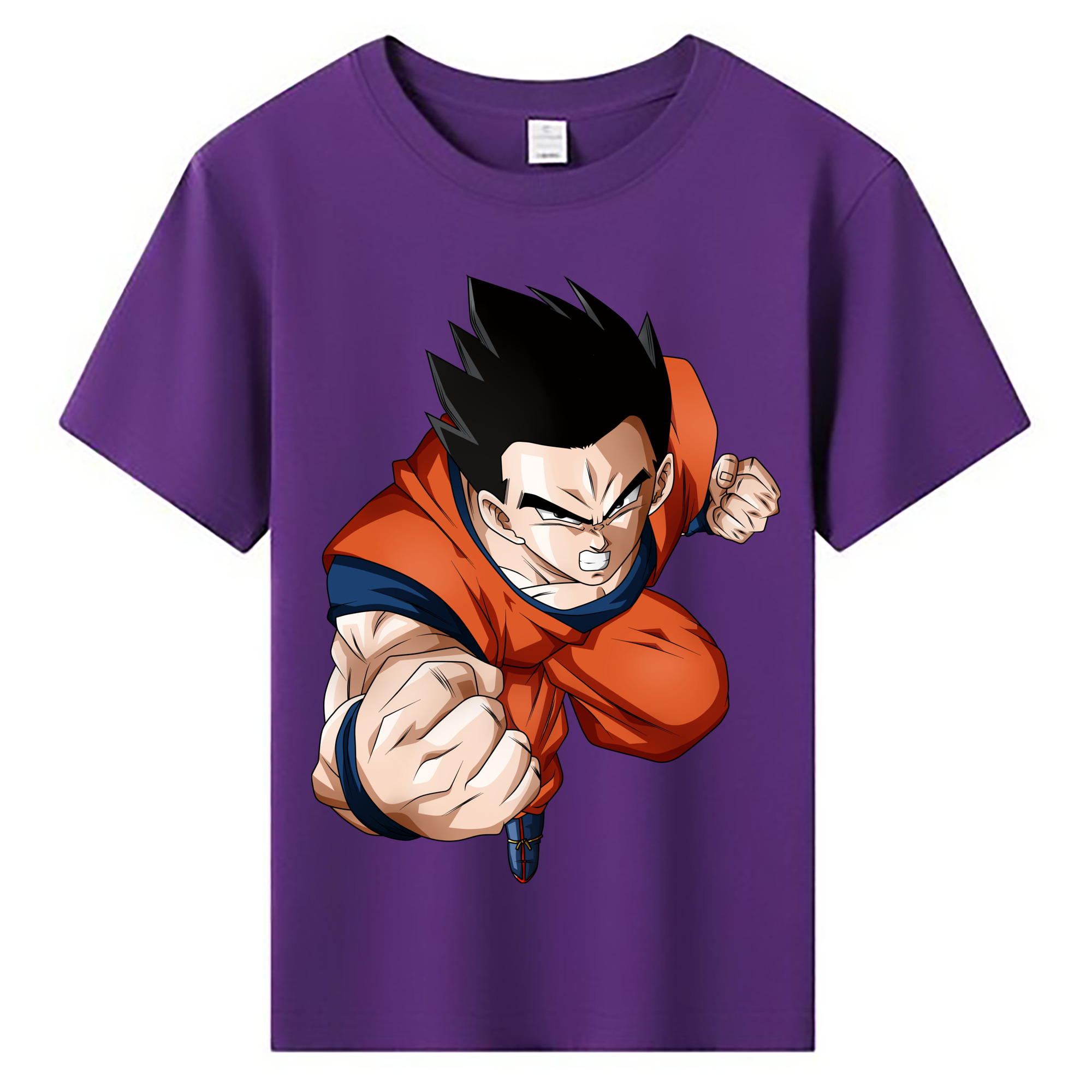 （画像用） ドラゴンボール 孫 悟飯（そんごはん）DRAGON BALL Son Gohan 綿100％キッズTシャツ（フロントプリント）