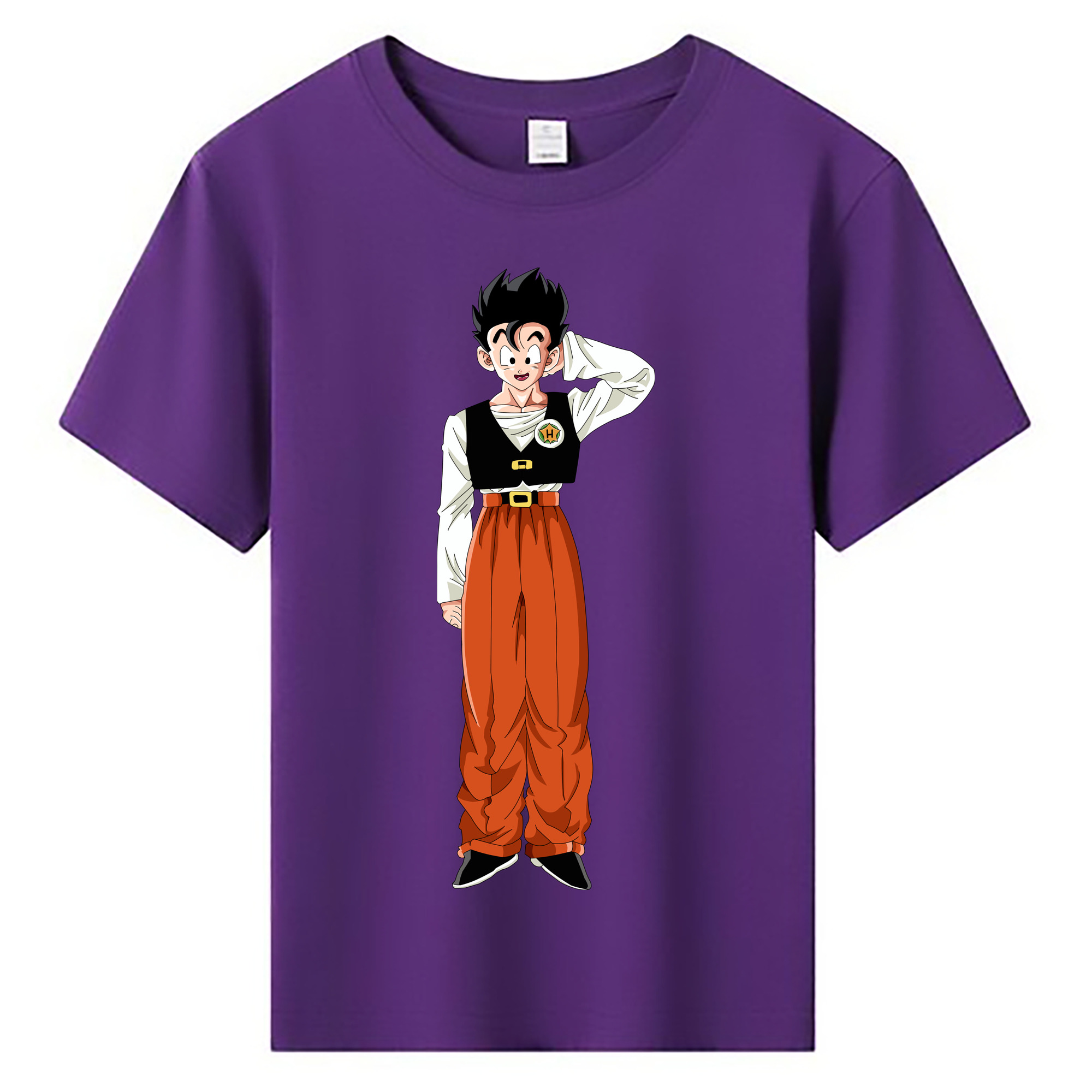（画像用） ドラゴンボール 孫 悟飯（そんごはん）DRAGON BALL Son Gohan 綿100％キッズTシャツ（フロントプリント）