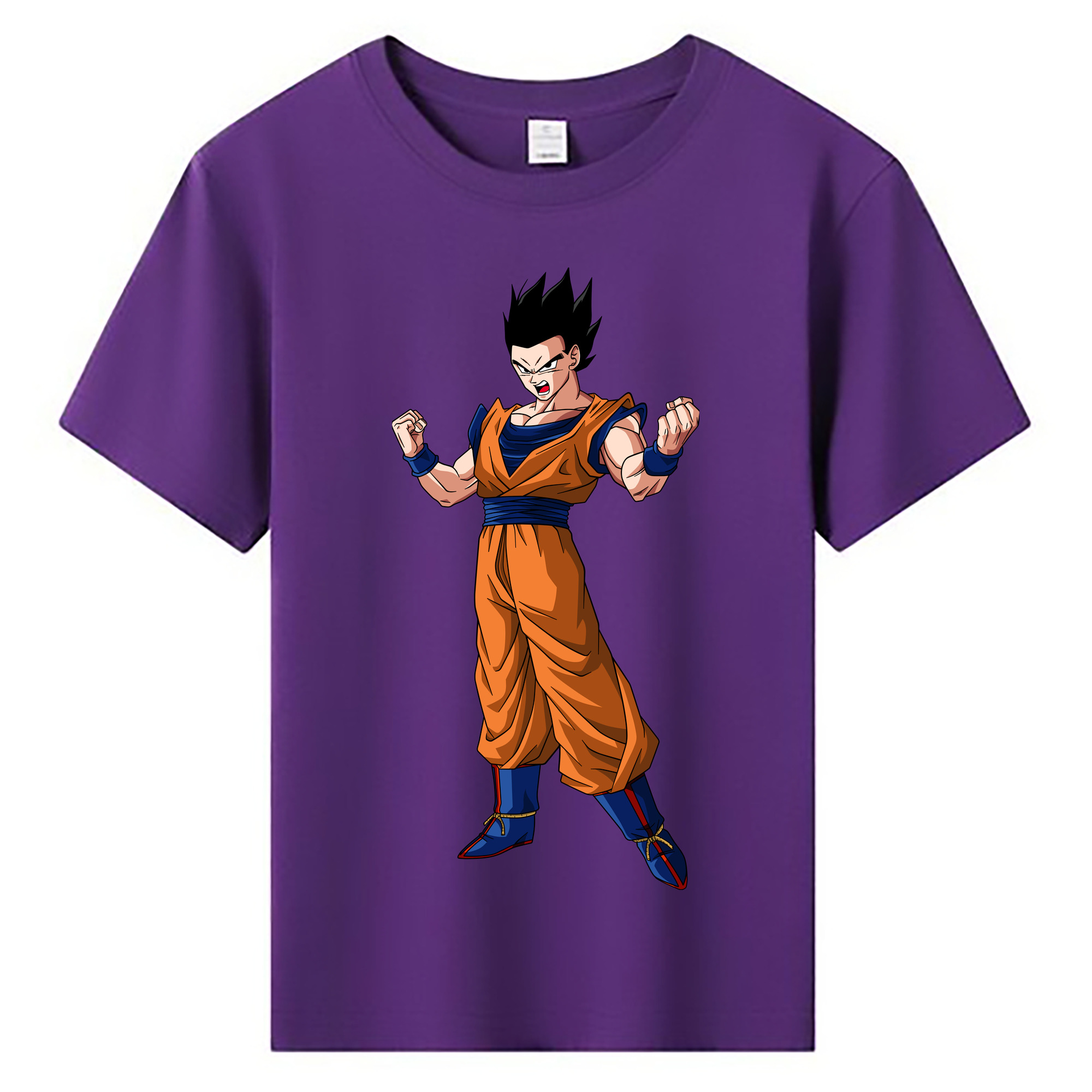 （画像用） ドラゴンボール 孫 悟飯（そんごはん）DRAGON BALL Son Gohan 綿100％キッズTシャツ（フロントプリント）