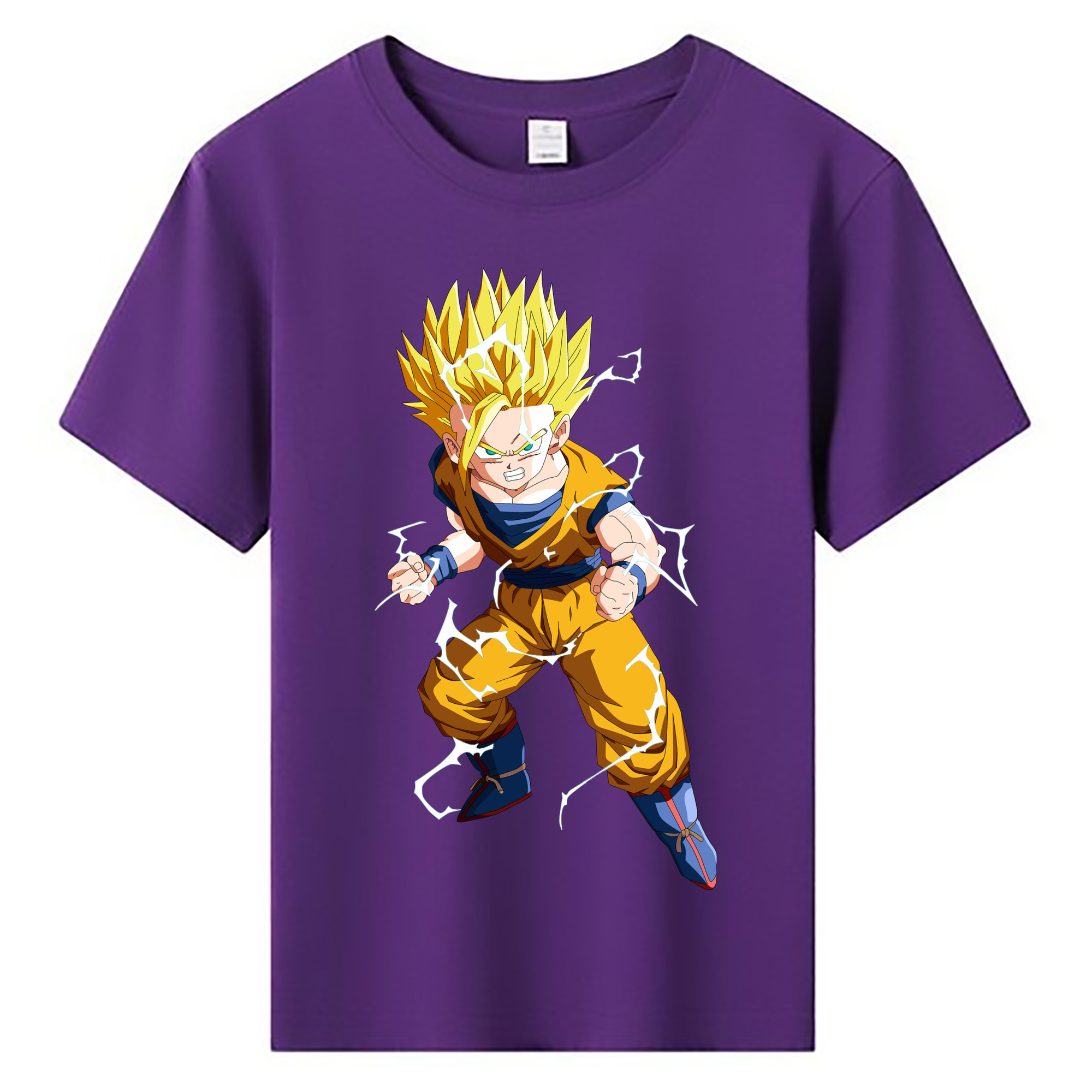 （画像用） ドラゴンボール 孫 悟飯（そんごはん）DRAGON BALL Son Gohan 綿100％キッズTシャツ（フロントプリント）