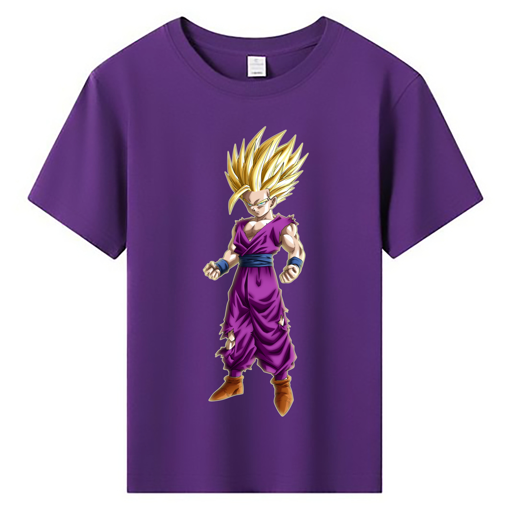（画像用） ドラゴンボール 孫 悟飯（そんごはん）DRAGON BALL Son Gohan 綿100％キッズTシャツ（フロントプリント）