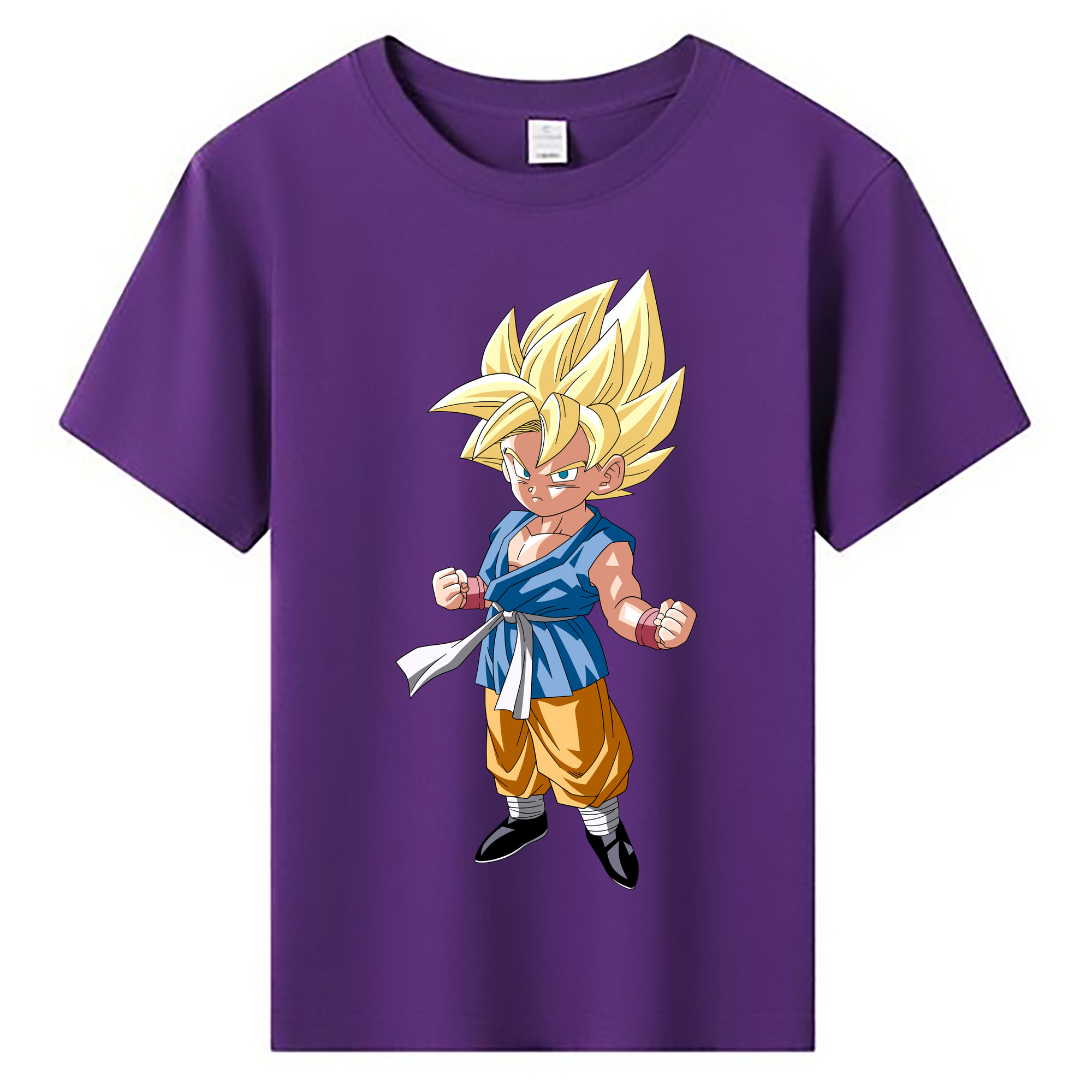 （画像用） ドラゴンボール 孫 悟飯（そんごはん）DRAGON BALL Son Gohan 綿100％キッズTシャツ（フロントプリント）