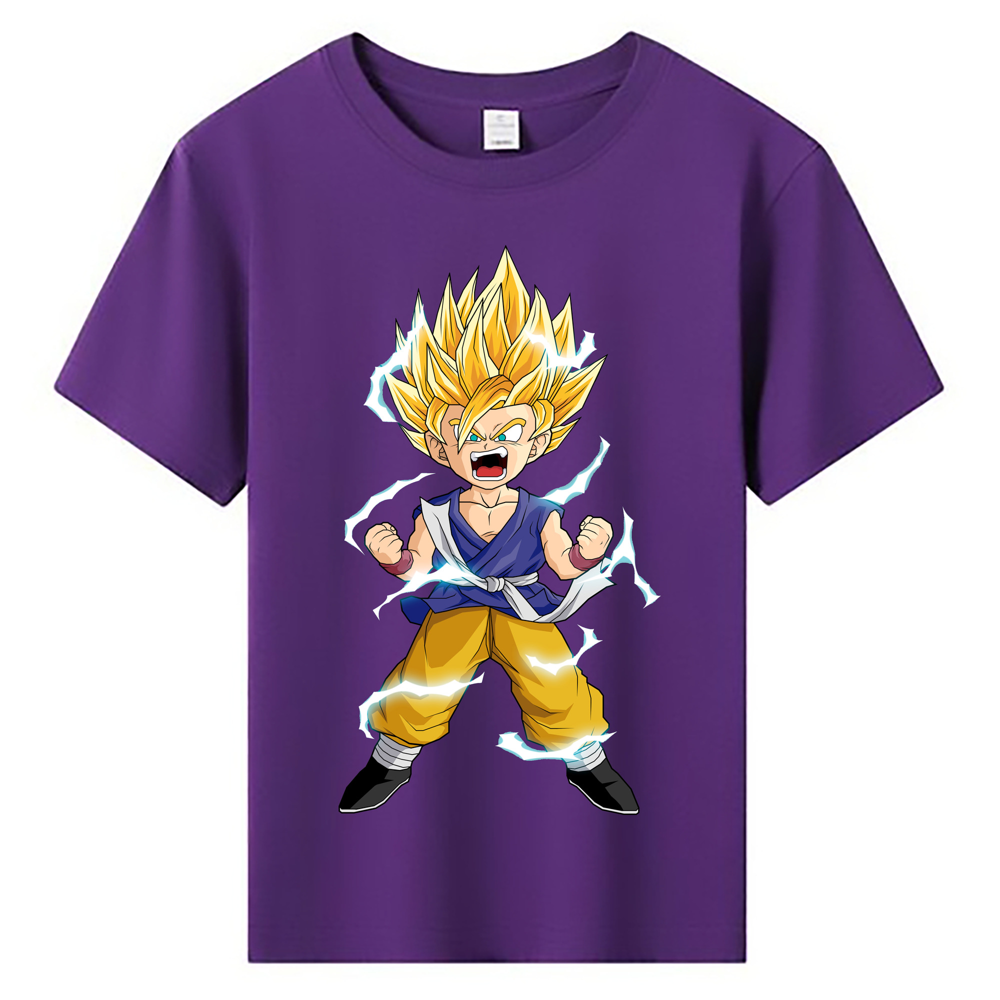 （画像用） ドラゴンボール 孫 悟飯（そんごはん）DRAGON BALL Son Gohan 綿100％キッズTシャツ（フロントプリント）