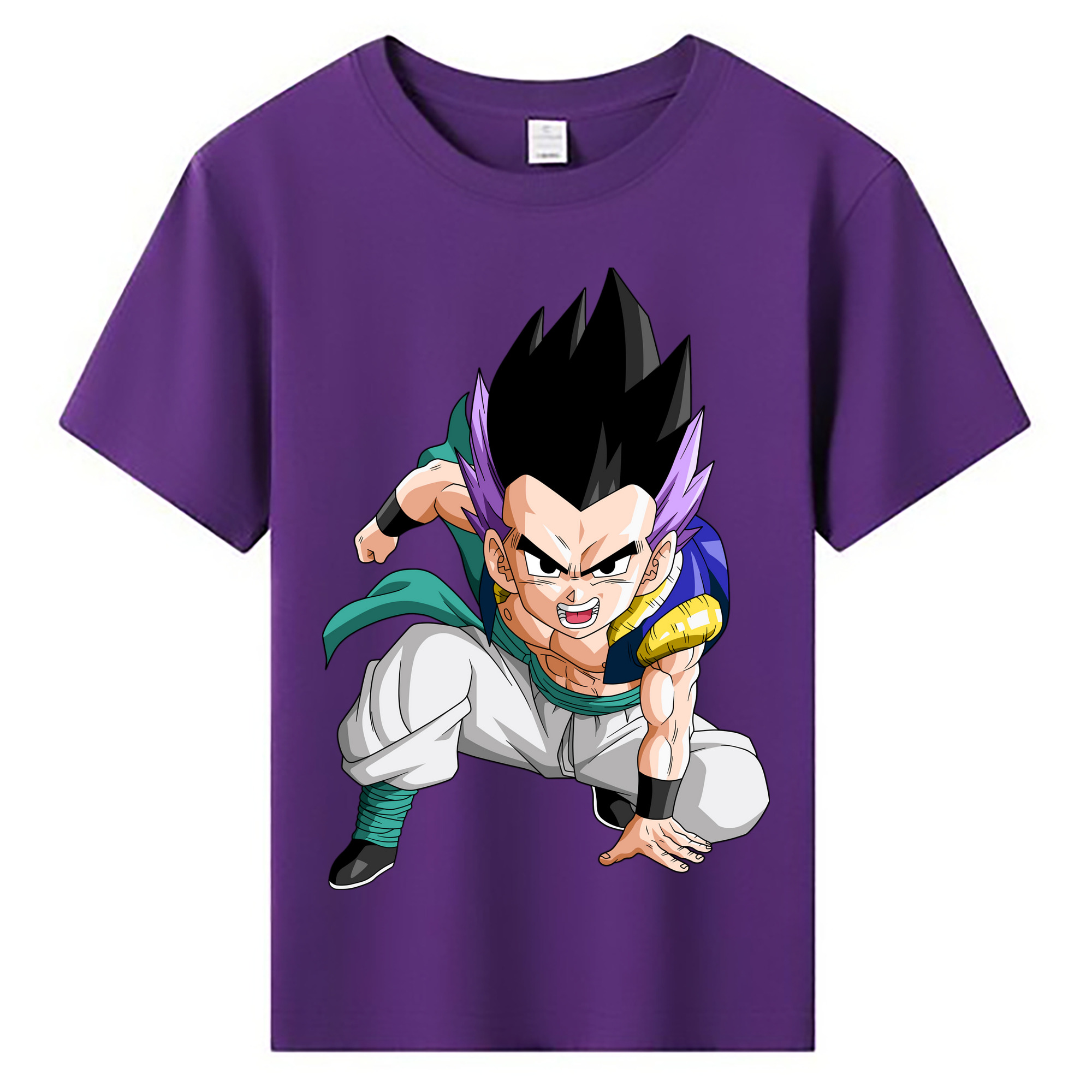 （画像用） ドラゴンボール 孫 悟飯（そんごはん）DRAGON BALL Son Gohan 綿100％キッズTシャツ（フロントプリント）