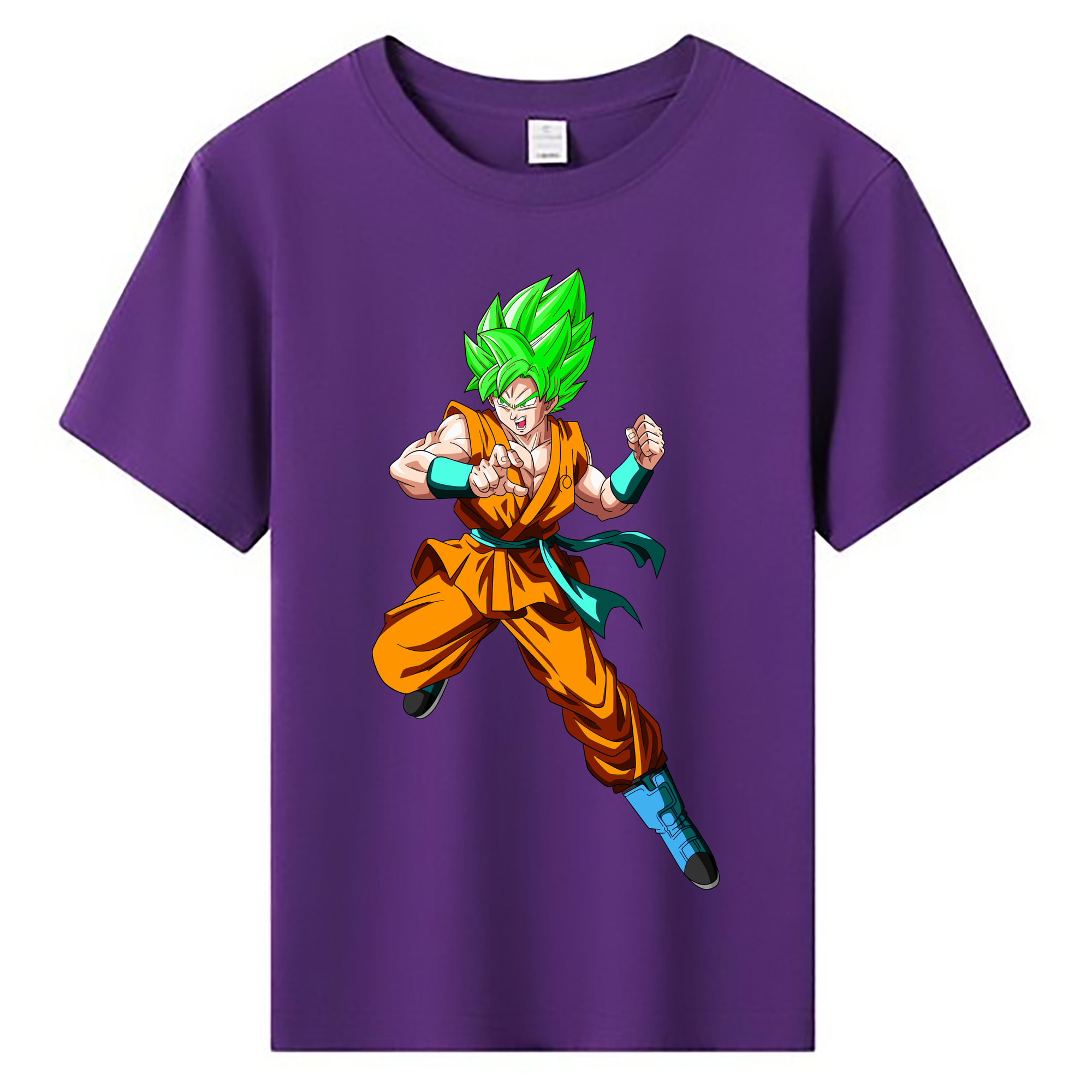 （画像用） ドラゴンボール 孫 悟飯（そんごはん）DRAGON BALL Son Gohan 綿100％キッズTシャツ（フロントプリント）