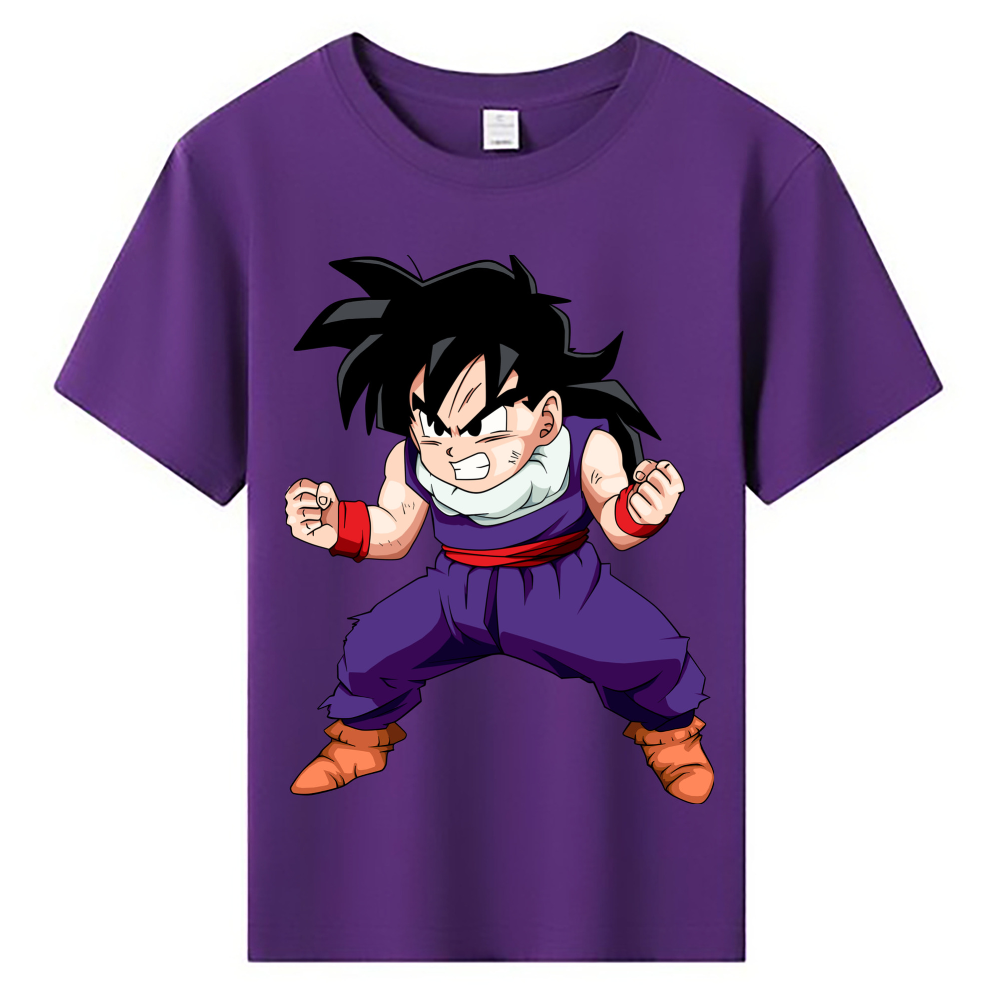 （画像用） ドラゴンボール 孫 悟飯（そんごはん）DRAGON BALL Son Gohan 綿100％キッズTシャツ（フロントプリント）