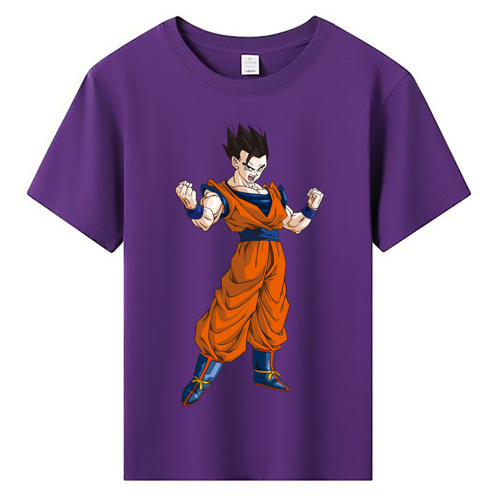 （画像用） ドラゴンボール 孫 悟飯（そんごはん）DRAGON BALL Son Gohan 綿100％キッズTシャツ（フロントプリント）