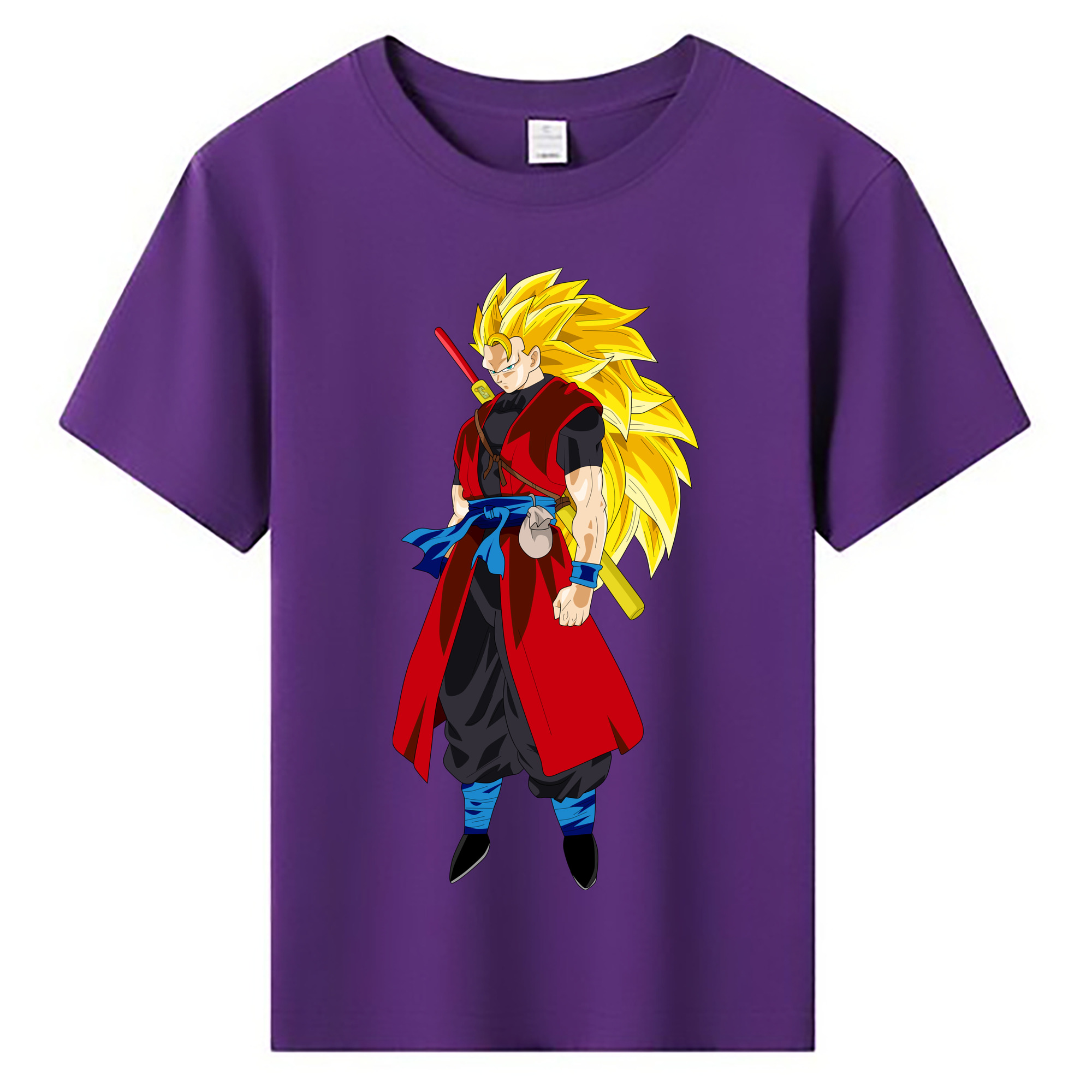 （画像用） ドラゴンボール トランクス（Torankusu）DRAGON BALL Trunks 綿100％キッズTシャツ（フロントプリント）