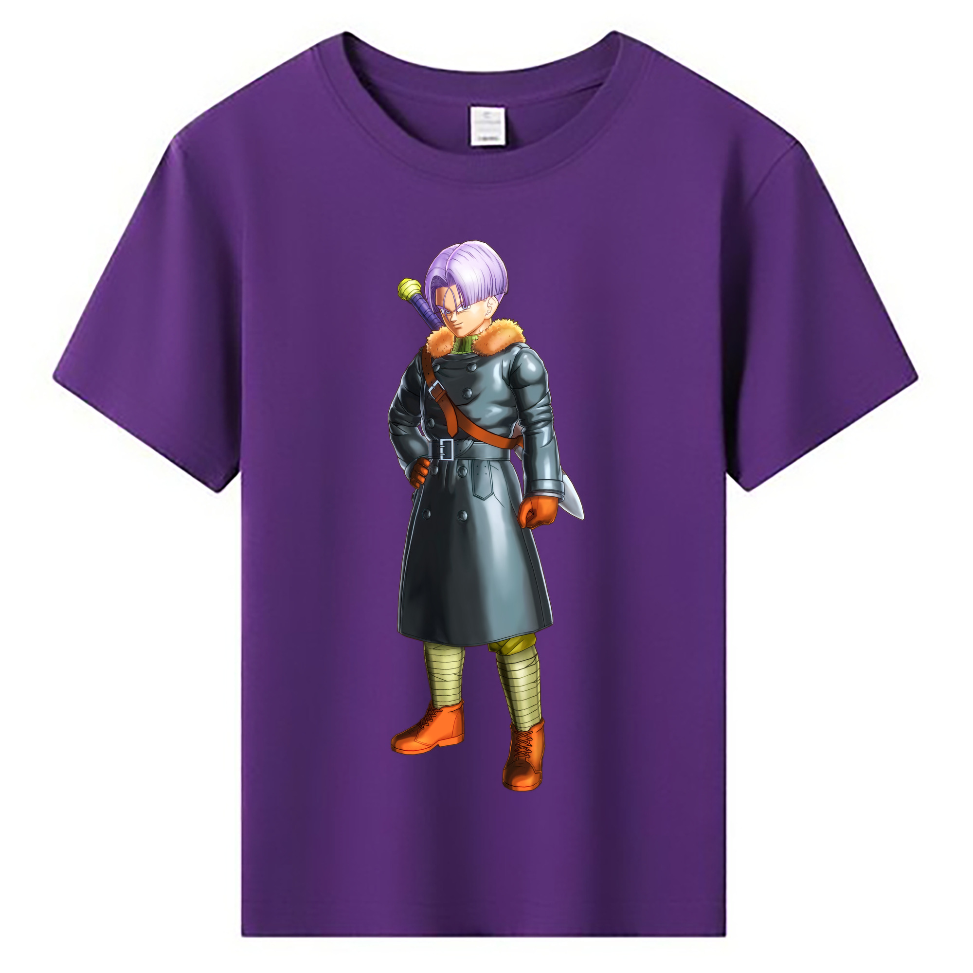 （画像用） ドラゴンボール トランクス（Torankusu）DRAGON BALL Trunks 綿100％キッズTシャツ（フロントプリント）