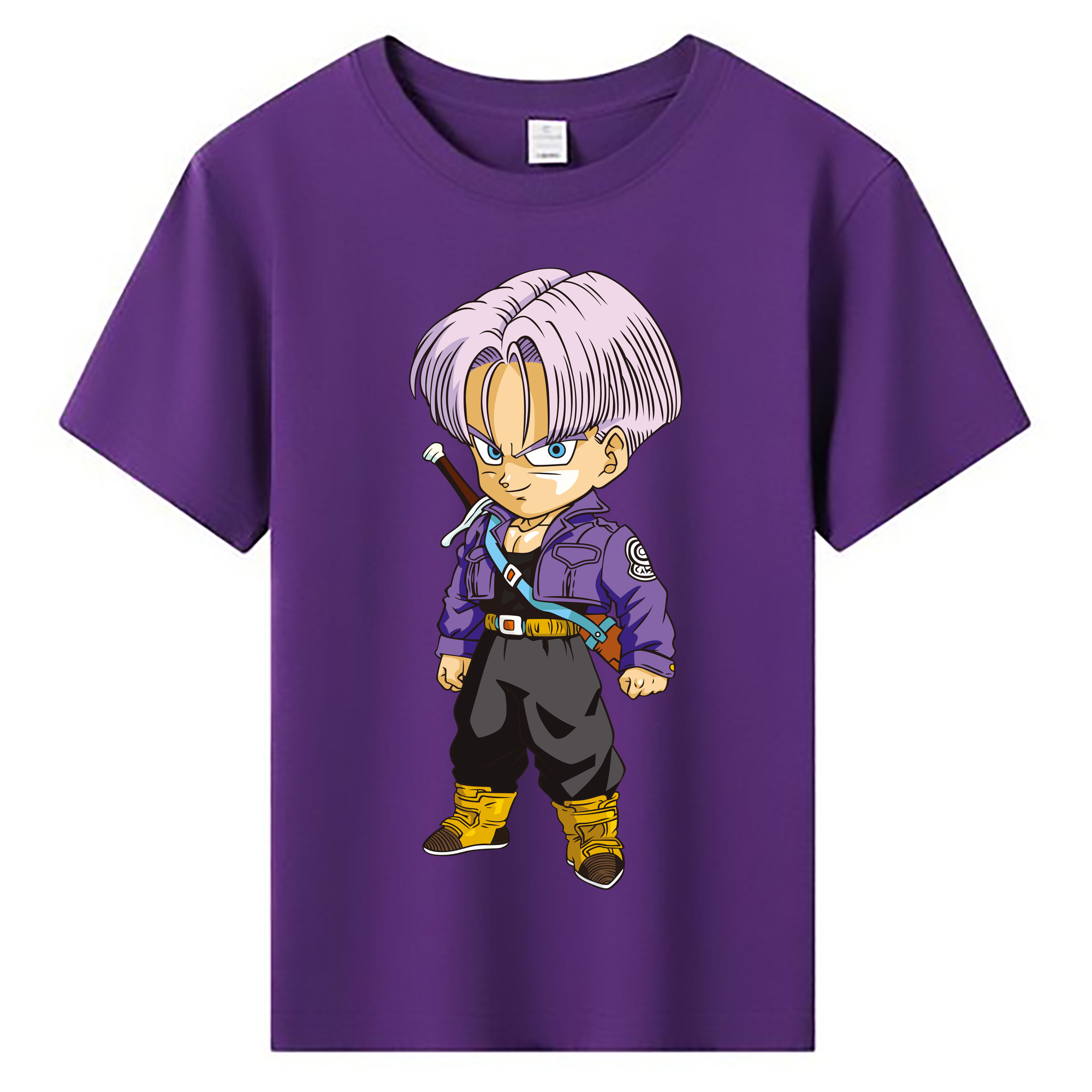 （画像用） ドラゴンボール トランクス（Torankusu）DRAGON BALL Trunks 綿100％キッズTシャツ（フロントプリント）