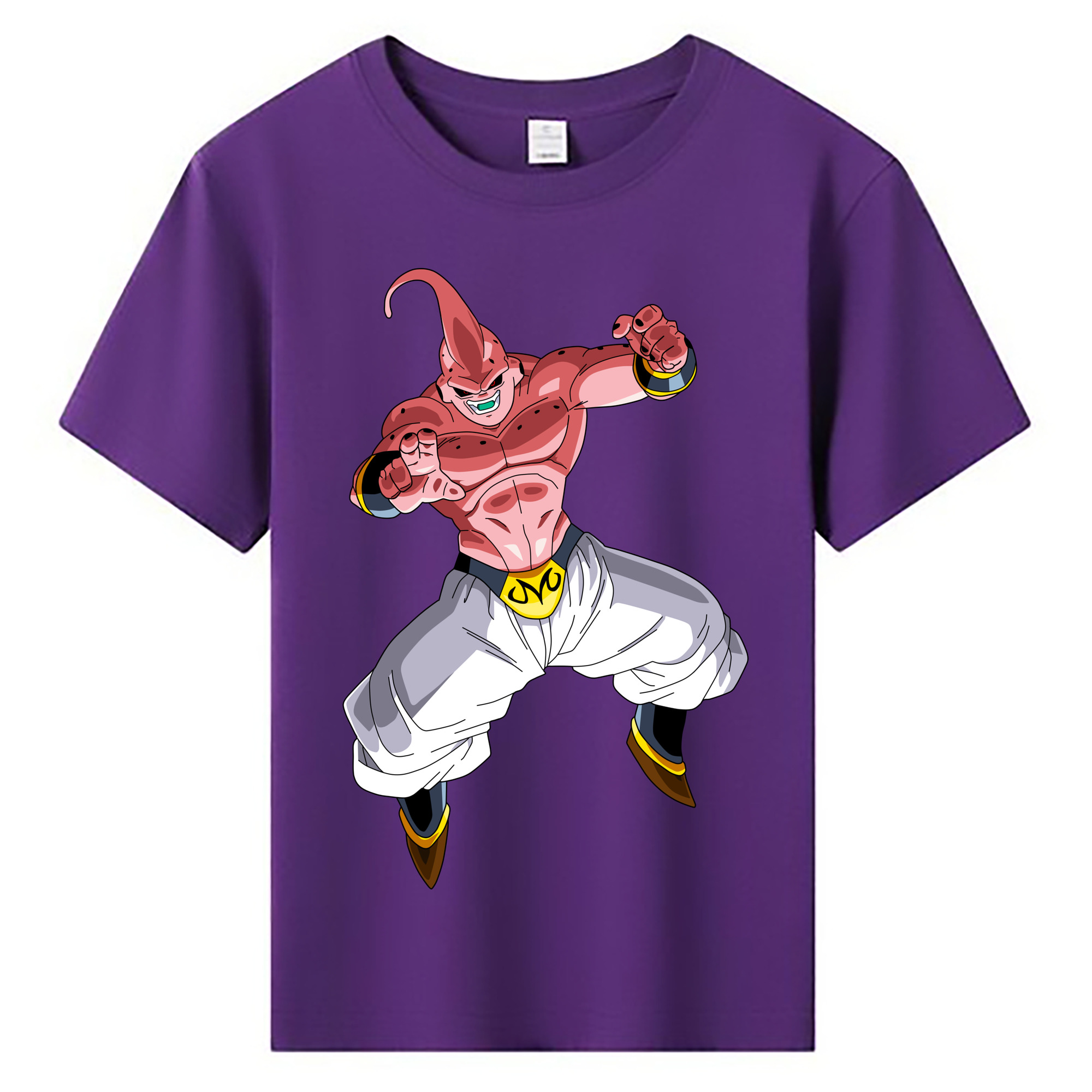 （画像用） ドラゴンボール 魔人ブウ DRAGON BALL Majin Buu 綿100％キッズTシャツ（フロントプリント）