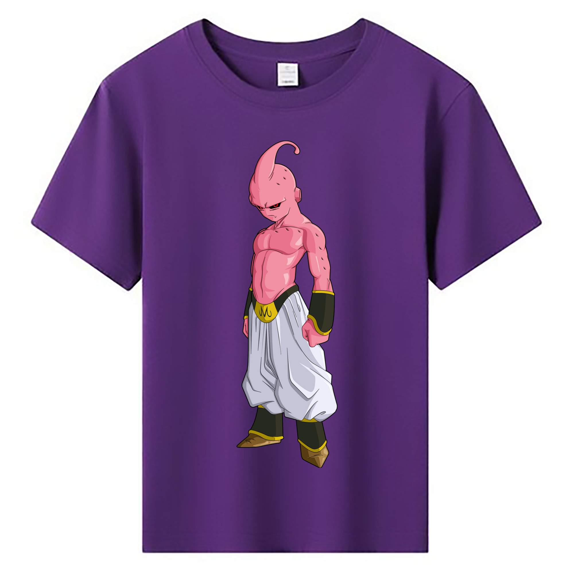 （画像用） ドラゴンボール 魔人ブウ DRAGON BALL Majin Buu 綿100％キッズTシャツ（フロントプリント）
