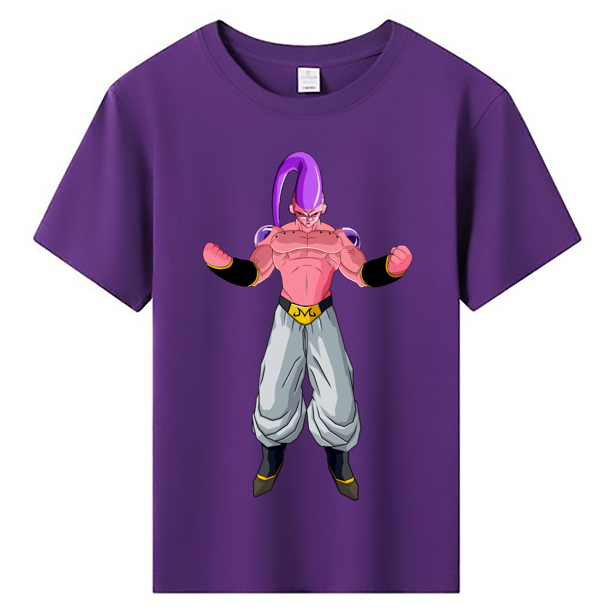 （画像用） ドラゴンボール 魔人ブウ DRAGON BALL Majin Buu 綿100％キッズTシャツ（フロントプリント）