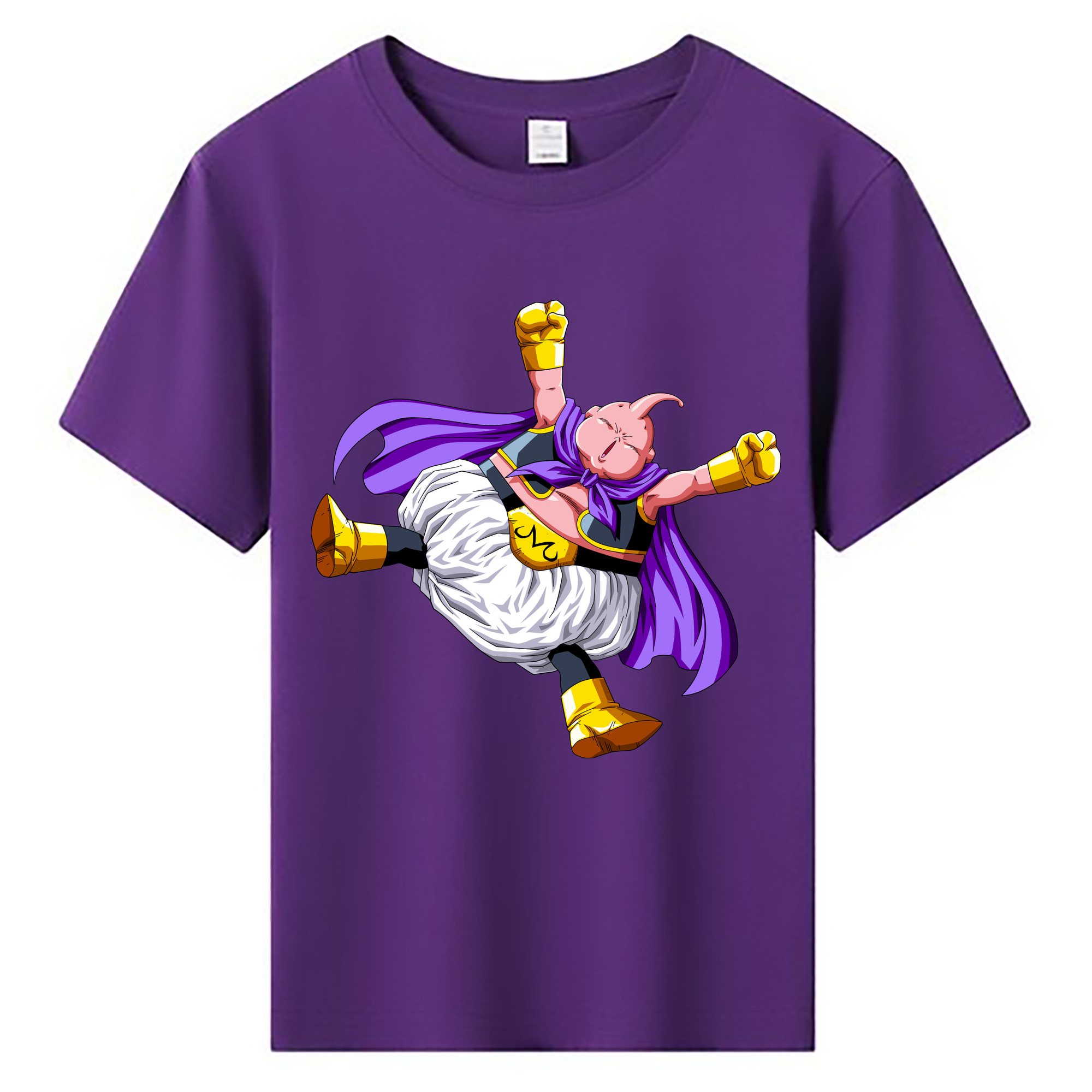 （画像用） ドラゴンボール 魔人ブウ DRAGON BALL Majin Buu 綿100％キッズTシャツ（フロントプリント）