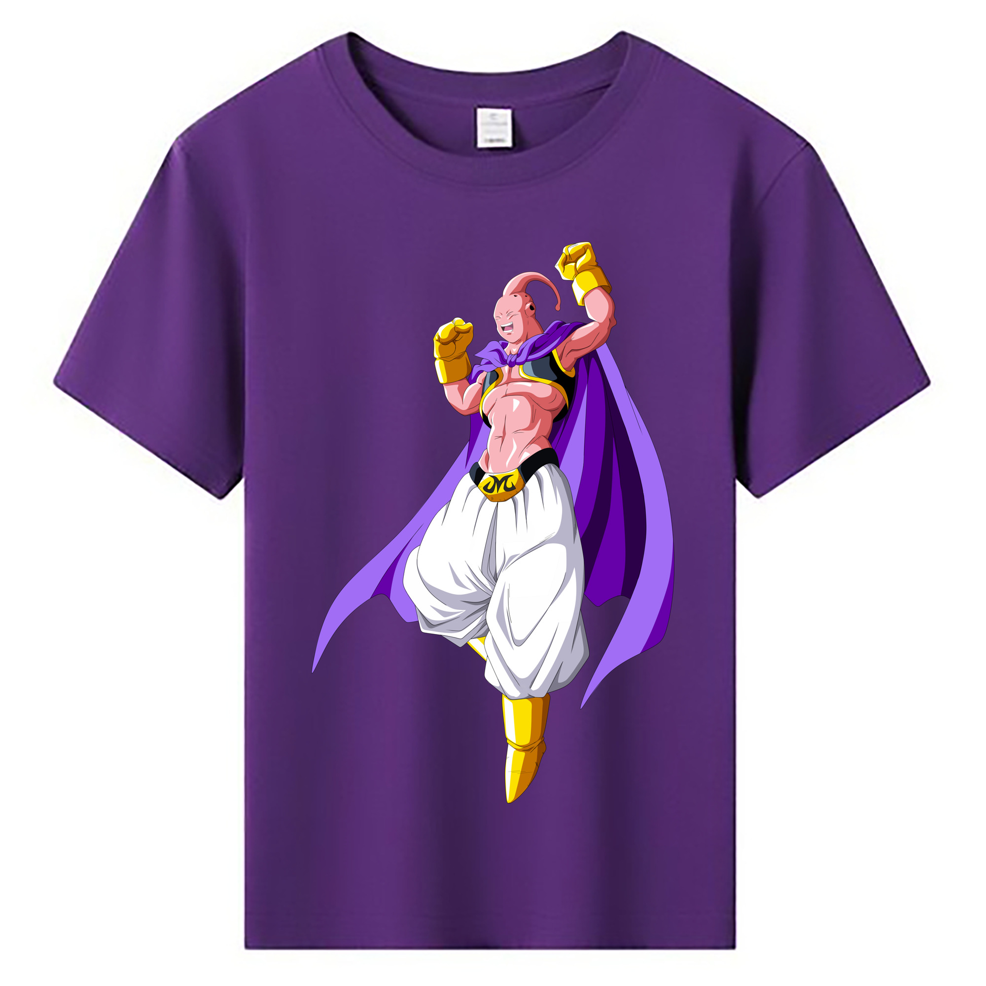 （画像用） ドラゴンボール 魔人ブウ DRAGON BALL Majin Buu 綿100％キッズTシャツ（フロントプリント）