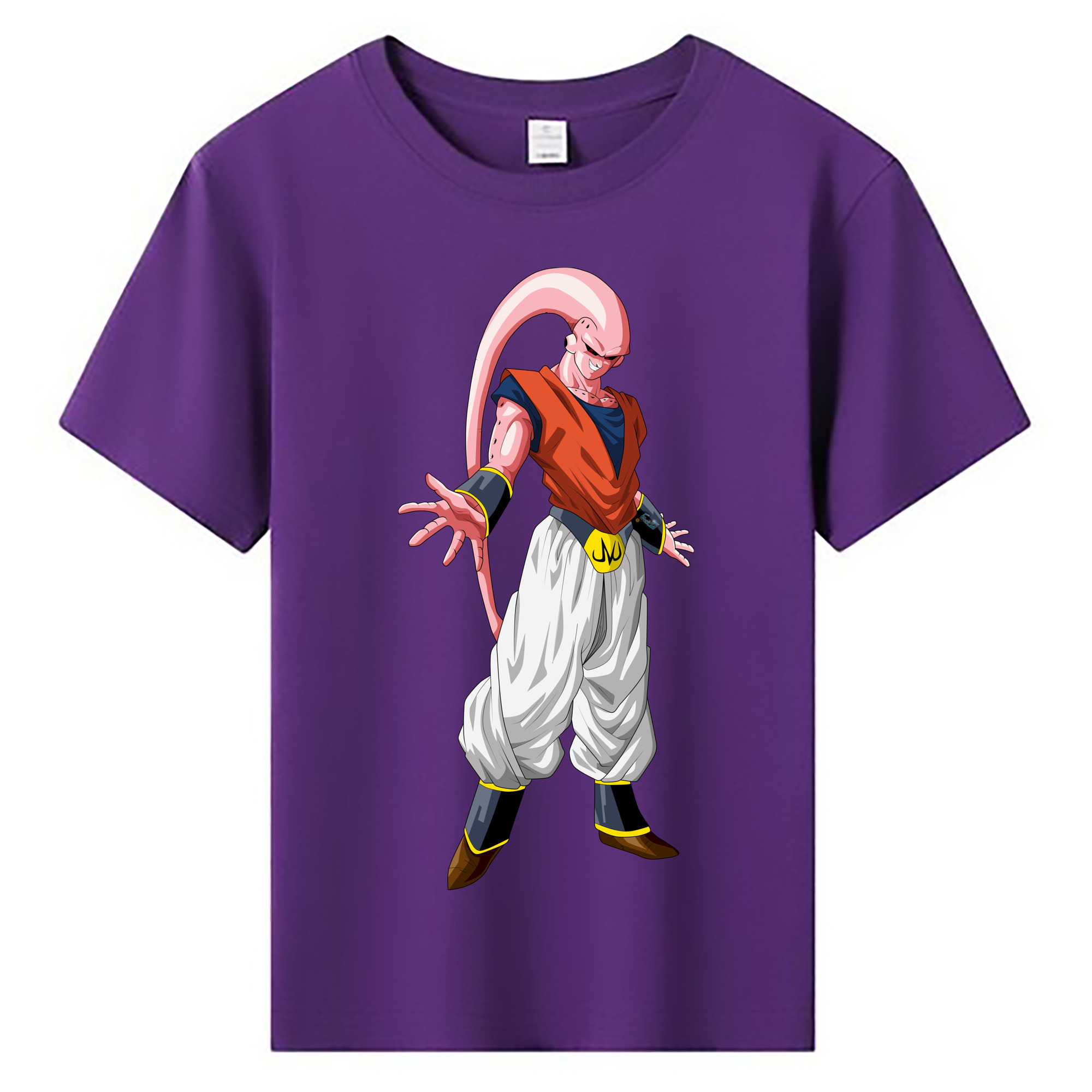 （画像用） ドラゴンボール 魔人ブウ DRAGON BALL Majin Buu 綿100％キッズTシャツ（フロントプリント）