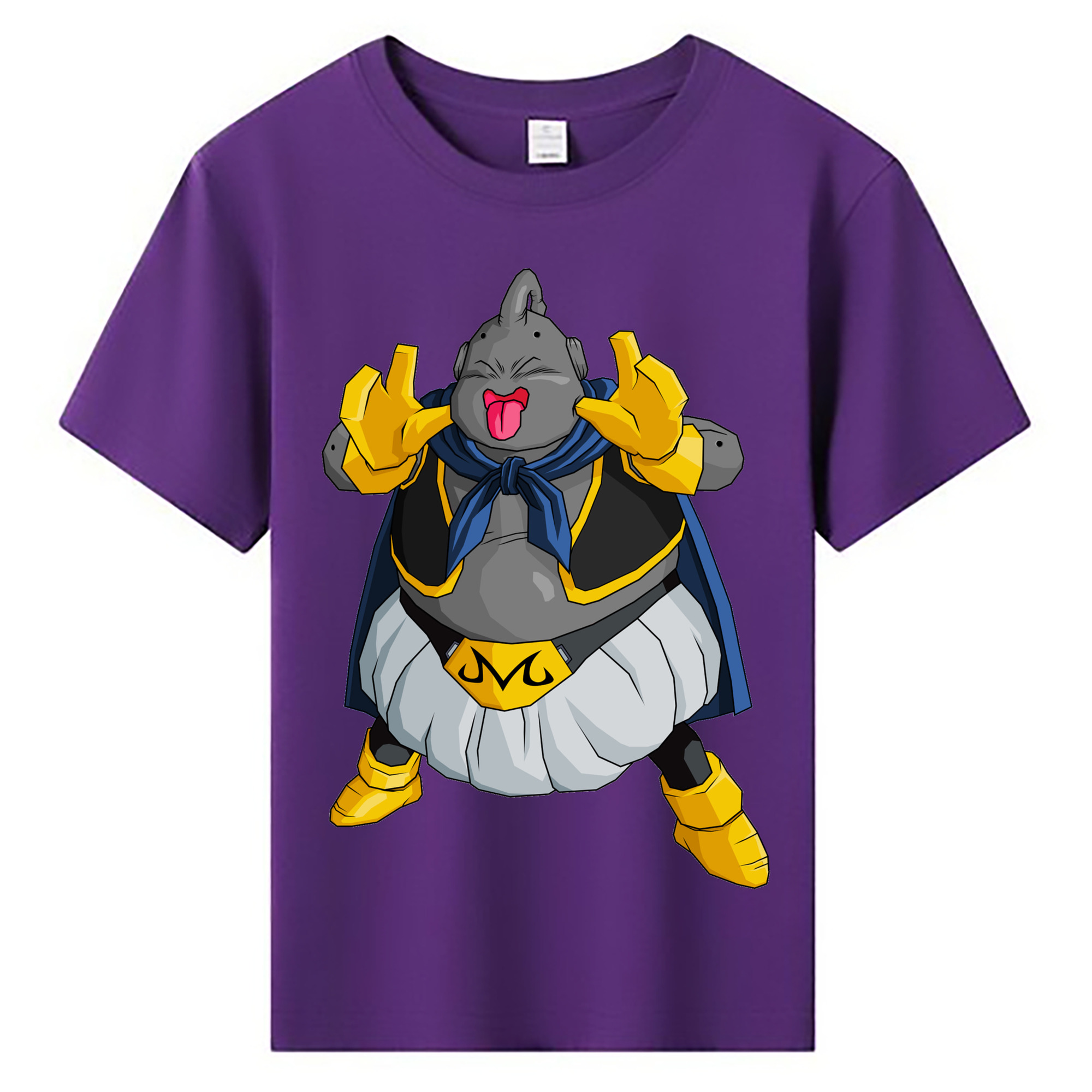（画像用） ドラゴンボール 魔人ブウ DRAGON BALL Majin Buu 綿100％キッズTシャツ（フロントプリント）