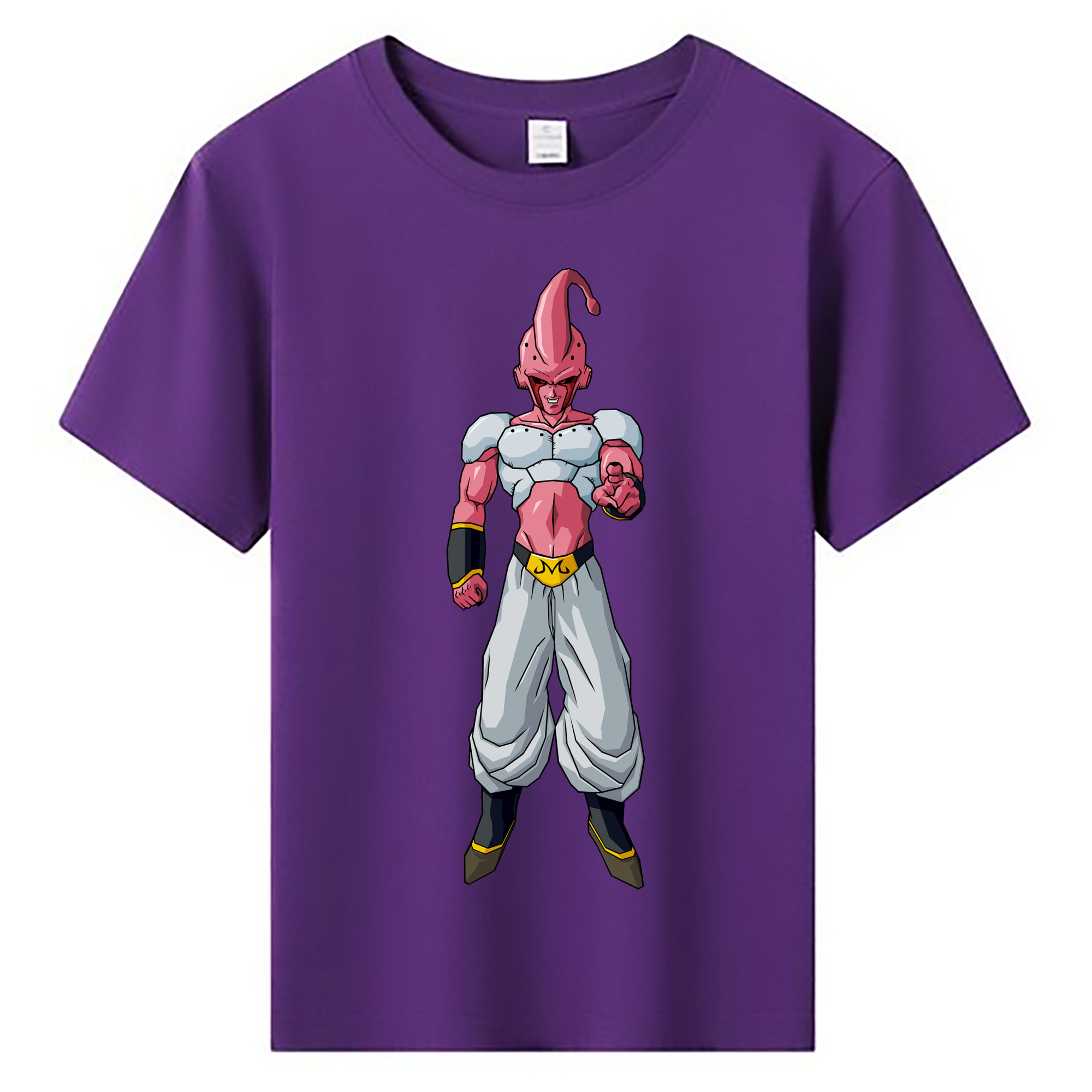 （画像用） ドラゴンボール 魔人ブウ DRAGON BALL Majin Buu 綿100％キッズTシャツ（フロントプリント）