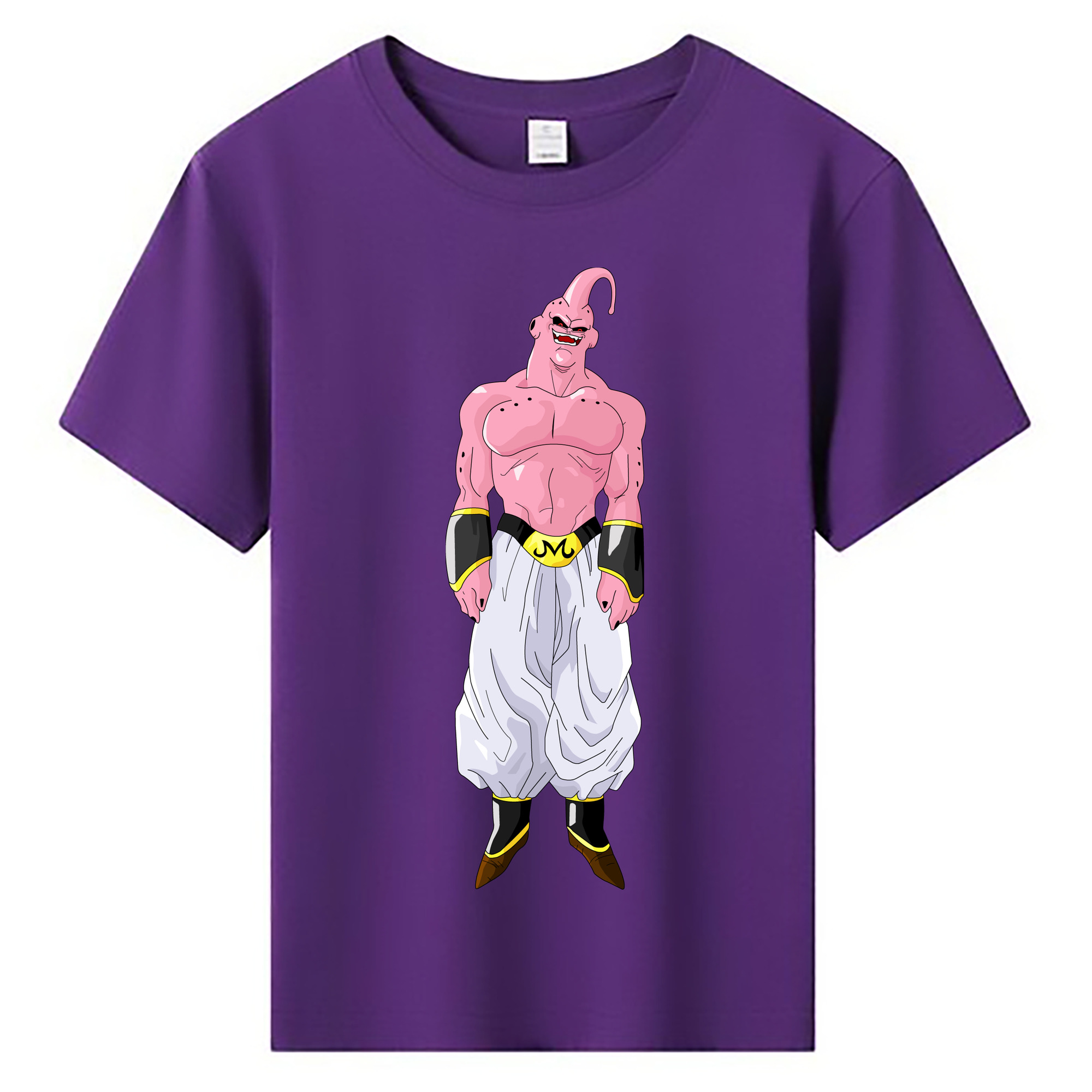 （画像用） ドラゴンボール 魔人ブウ DRAGON BALL Majin Buu 綿100％キッズTシャツ（フロントプリント）