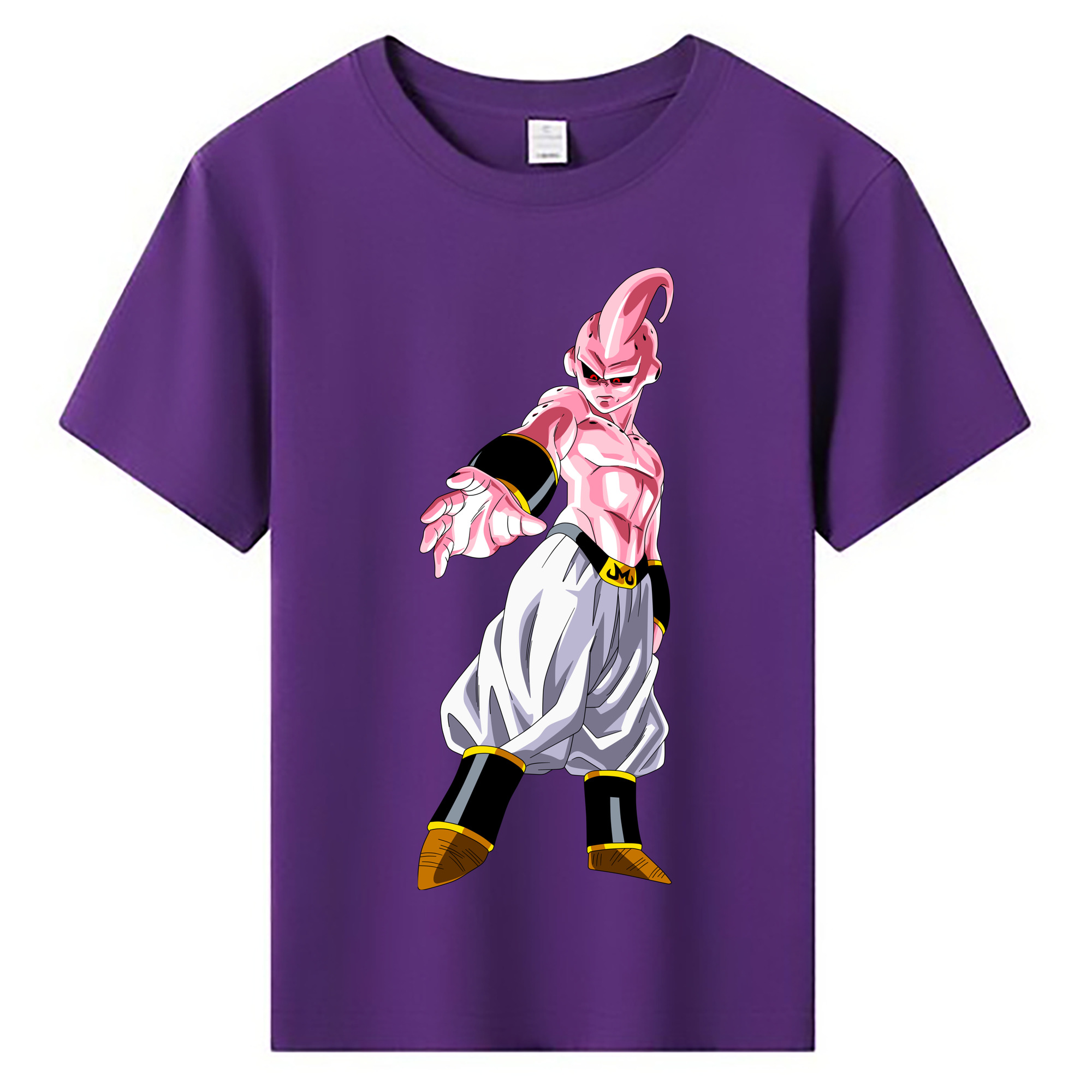 （画像用） ドラゴンボール 魔人ブウ DRAGON BALL Majin Buu 綿100％キッズTシャツ（フロントプリント）
