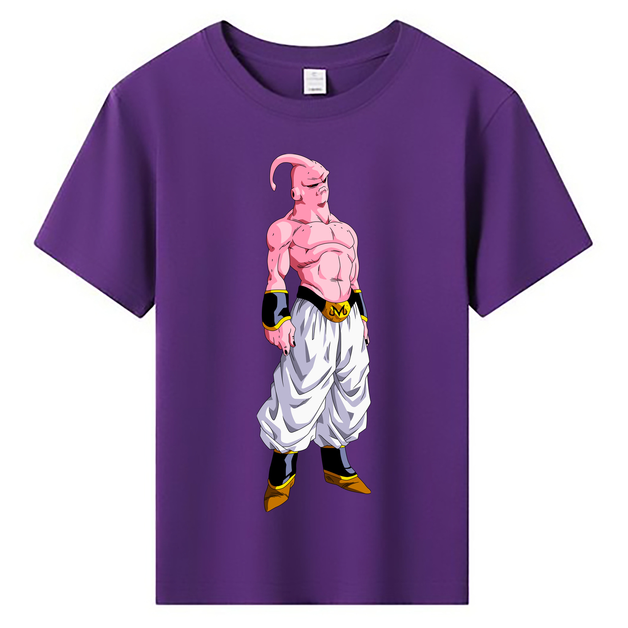 （画像用） ドラゴンボール 魔人ブウ DRAGON BALL Majin Buu 綿100％キッズTシャツ（フロントプリント）