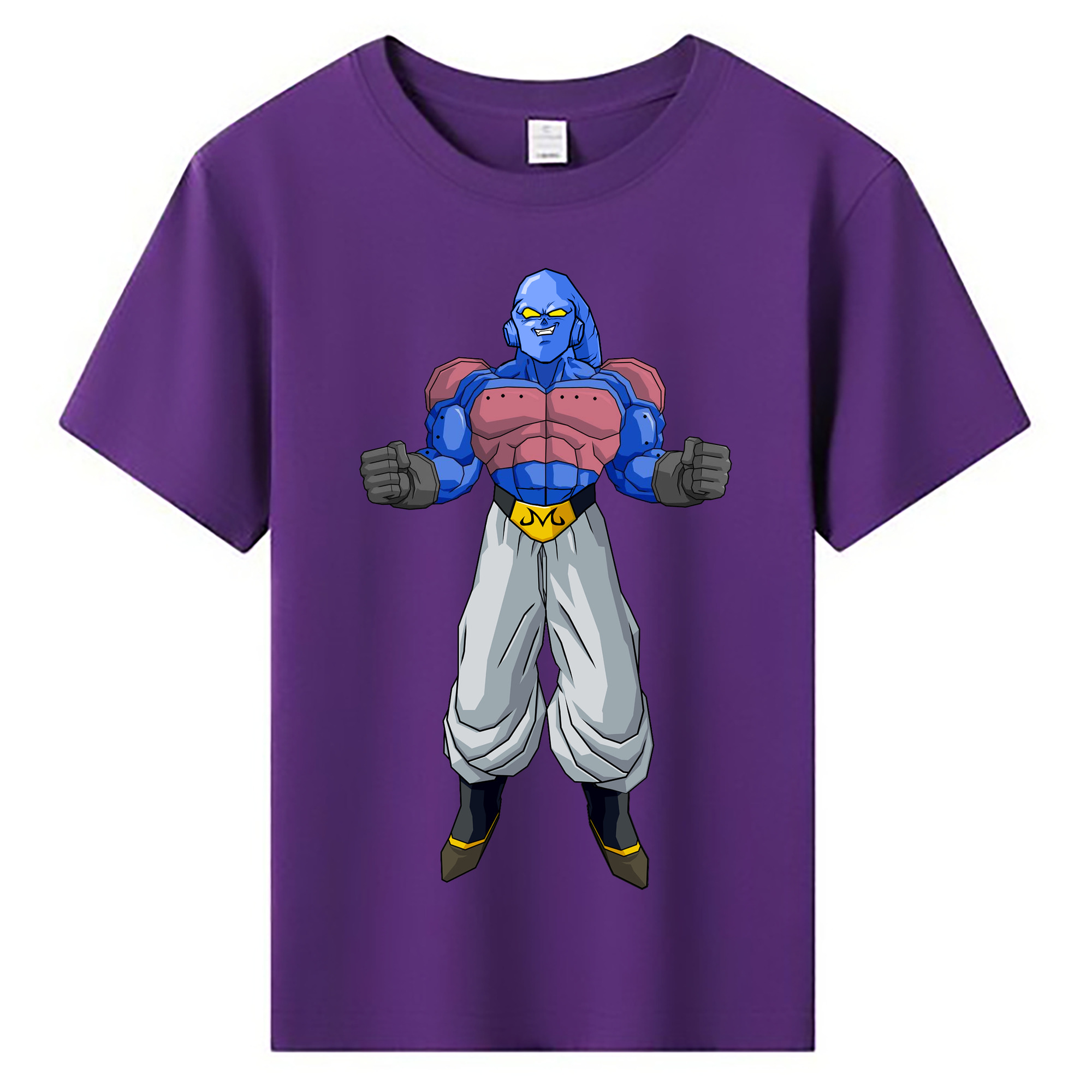 （画像用） ドラゴンボール 魔人ブウ DRAGON BALL Majin Buu 綿100％キッズTシャツ（フロントプリント）