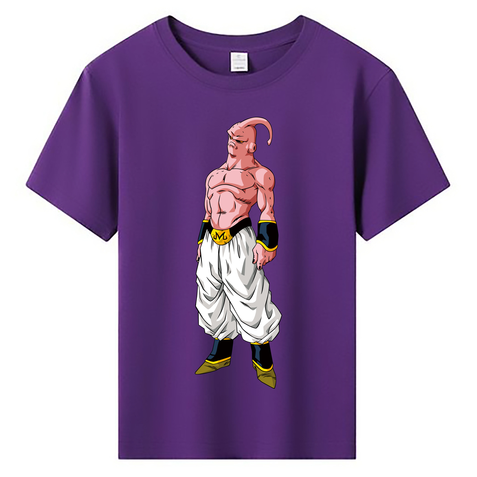 （画像用） ドラゴンボール 魔人ブウ DRAGON BALL Majin Buu 綿100％キッズTシャツ（フロントプリント）