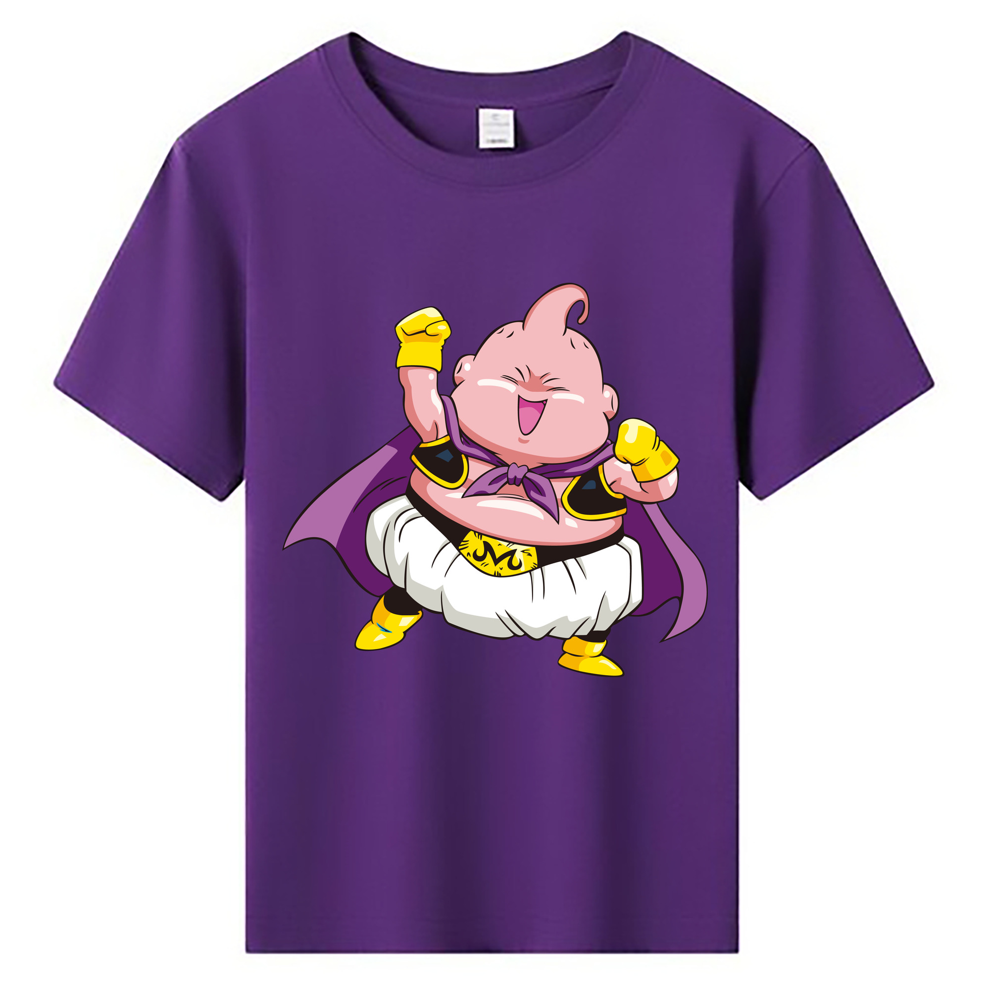 （画像用） ドラゴンボール 魔人ブウ DRAGON BALL Majin Buu 綿100％キッズTシャツ（フロントプリント）