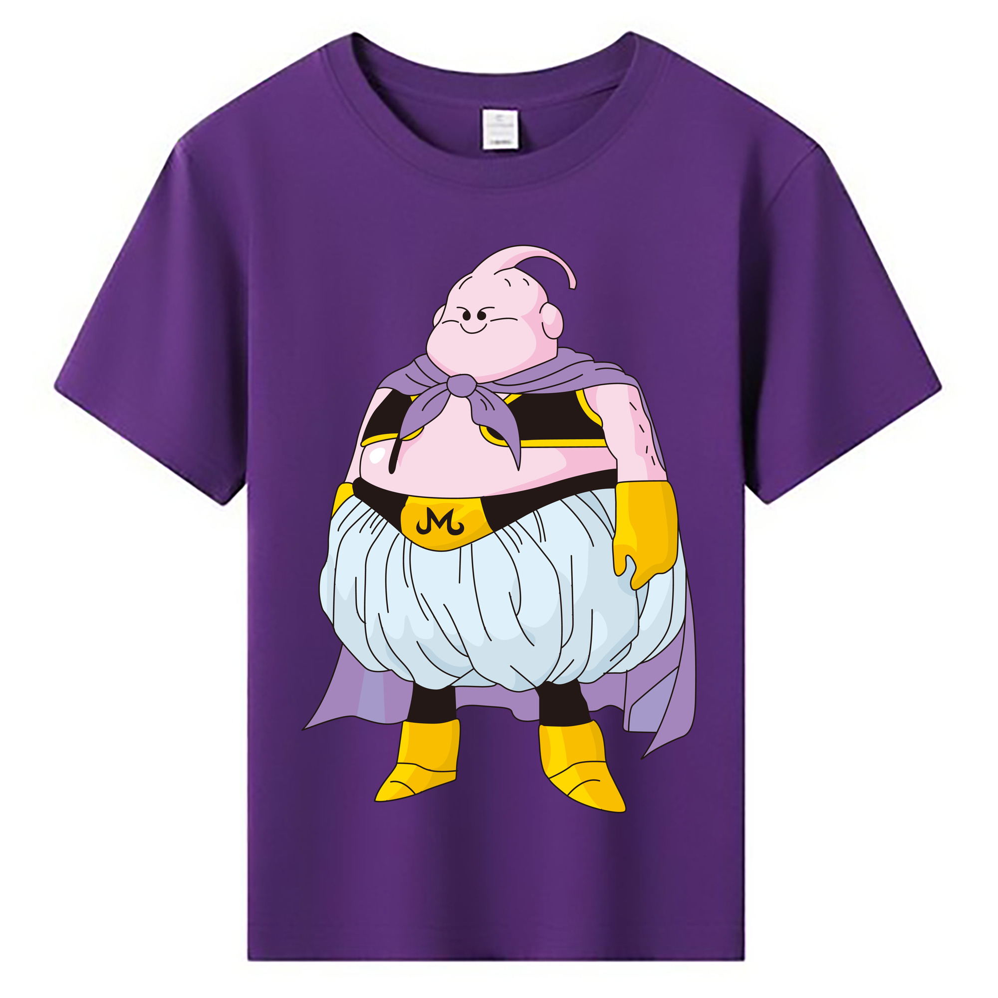 （画像用） ドラゴンボール 魔人ブウ DRAGON BALL Majin Buu 綿100％キッズTシャツ（フロントプリント）
