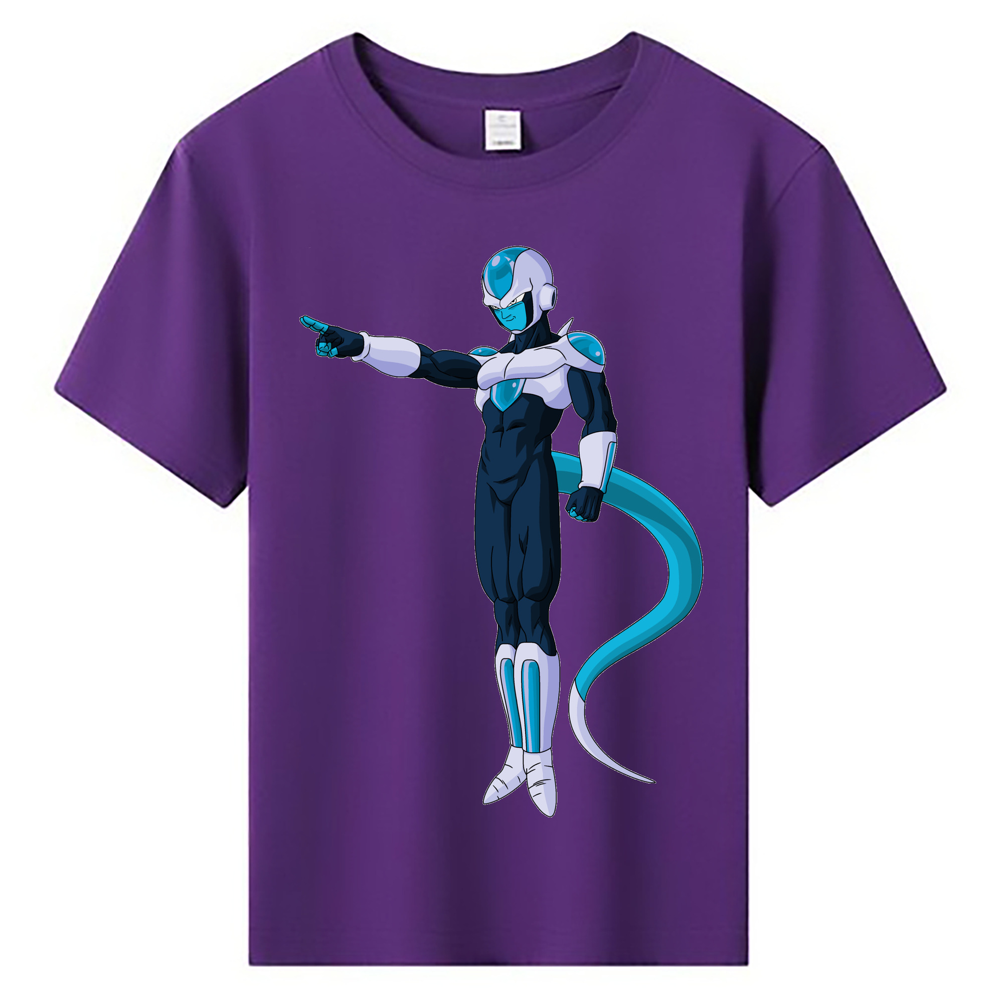 （画像用） ドラゴンボール フリーザ DRAGON BALL Frieza 綿100％キッズTシャツ（フロントプリント）