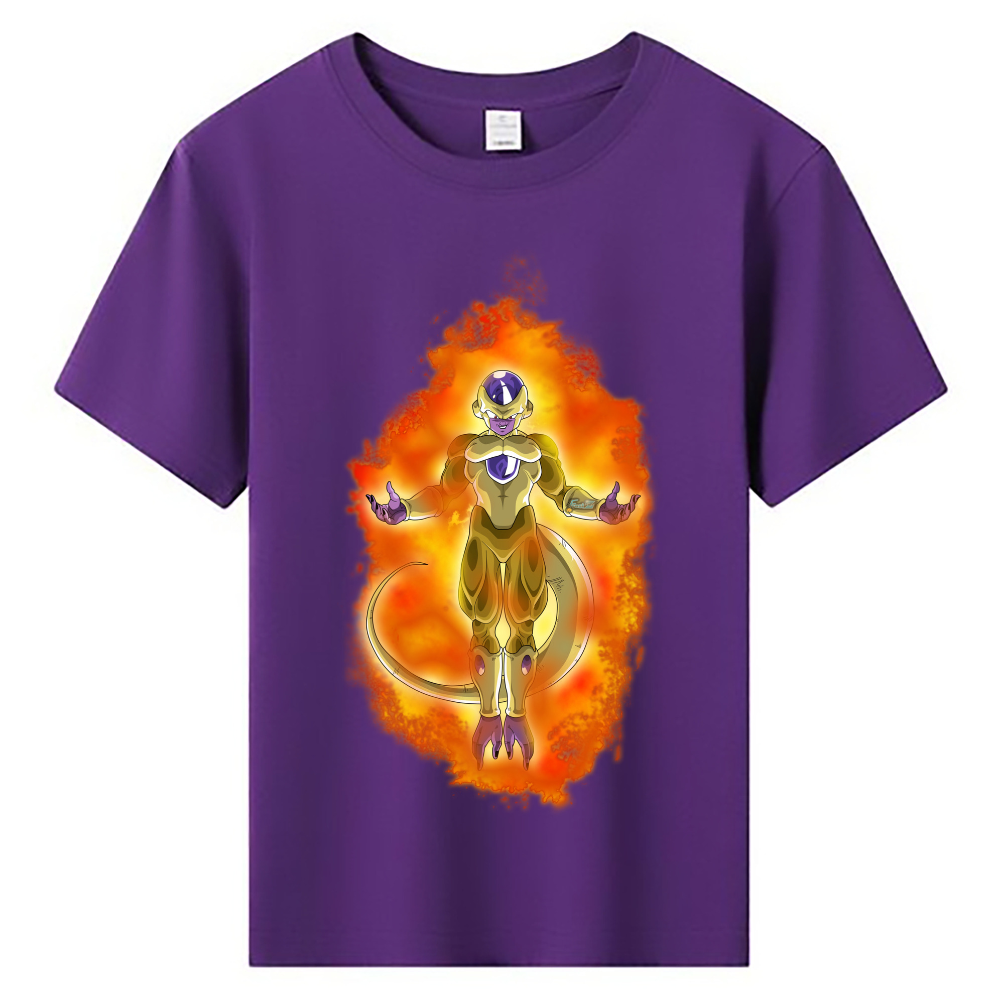 （画像用） ドラゴンボール フリーザ DRAGON BALL Frieza 綿100％キッズTシャツ（フロントプリント）