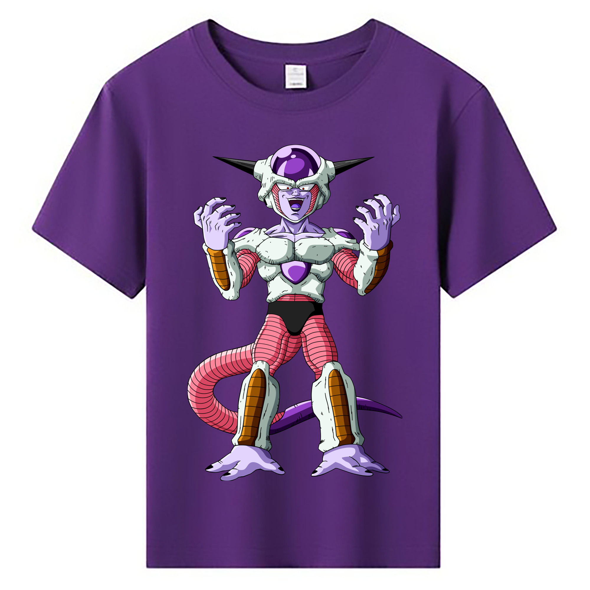 （画像用） ドラゴンボール フリーザ DRAGON BALL Frieza 綿100％キッズTシャツ（フロントプリント）