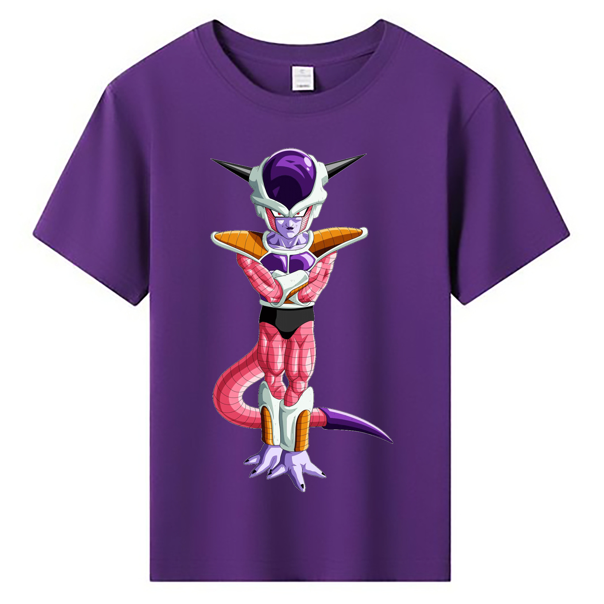 （画像用） ドラゴンボール フリーザ DRAGON BALL Frieza 綿100％キッズTシャツ（フロントプリント）