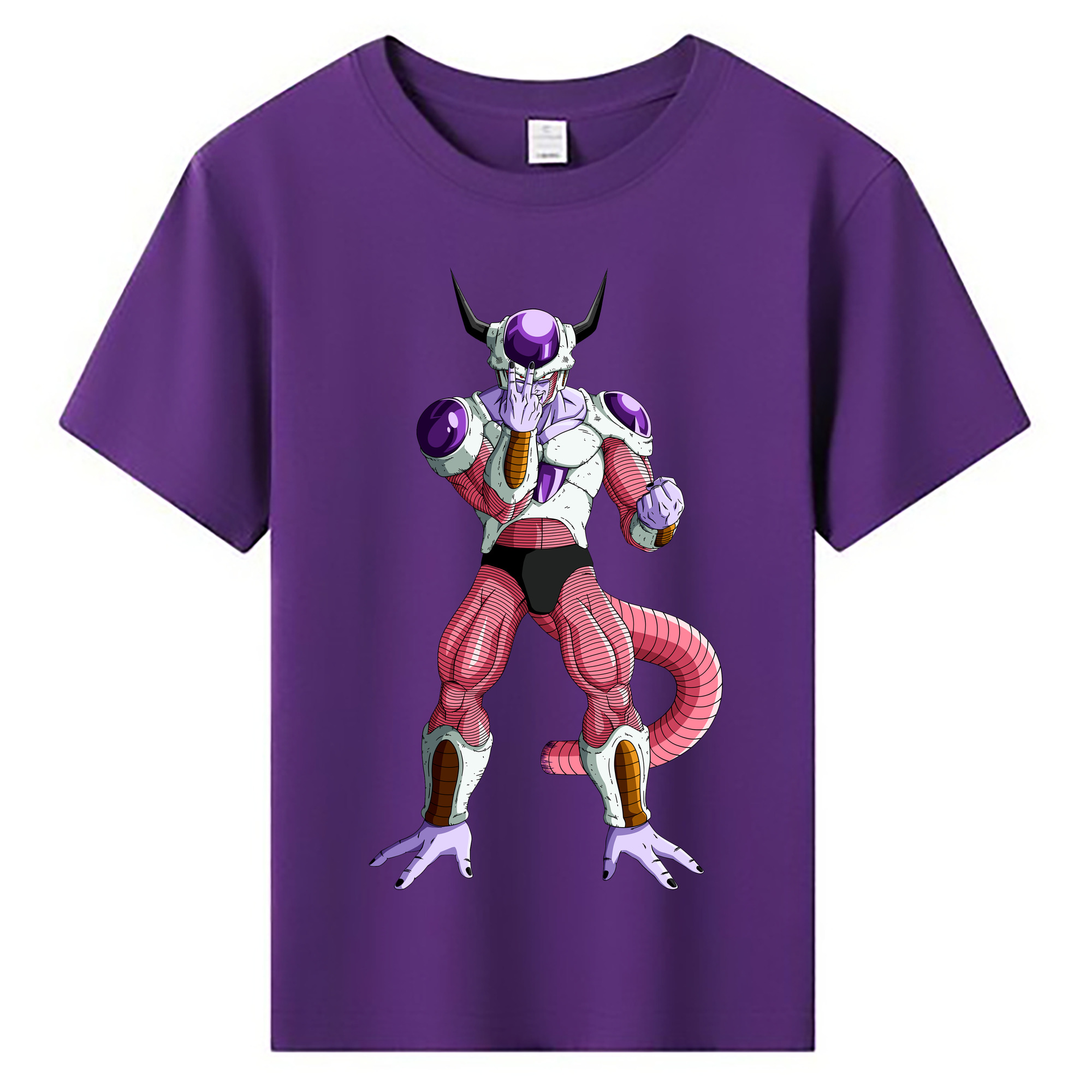（画像用） ドラゴンボール フリーザ DRAGON BALL Frieza 綿100％キッズTシャツ（フロントプリント）