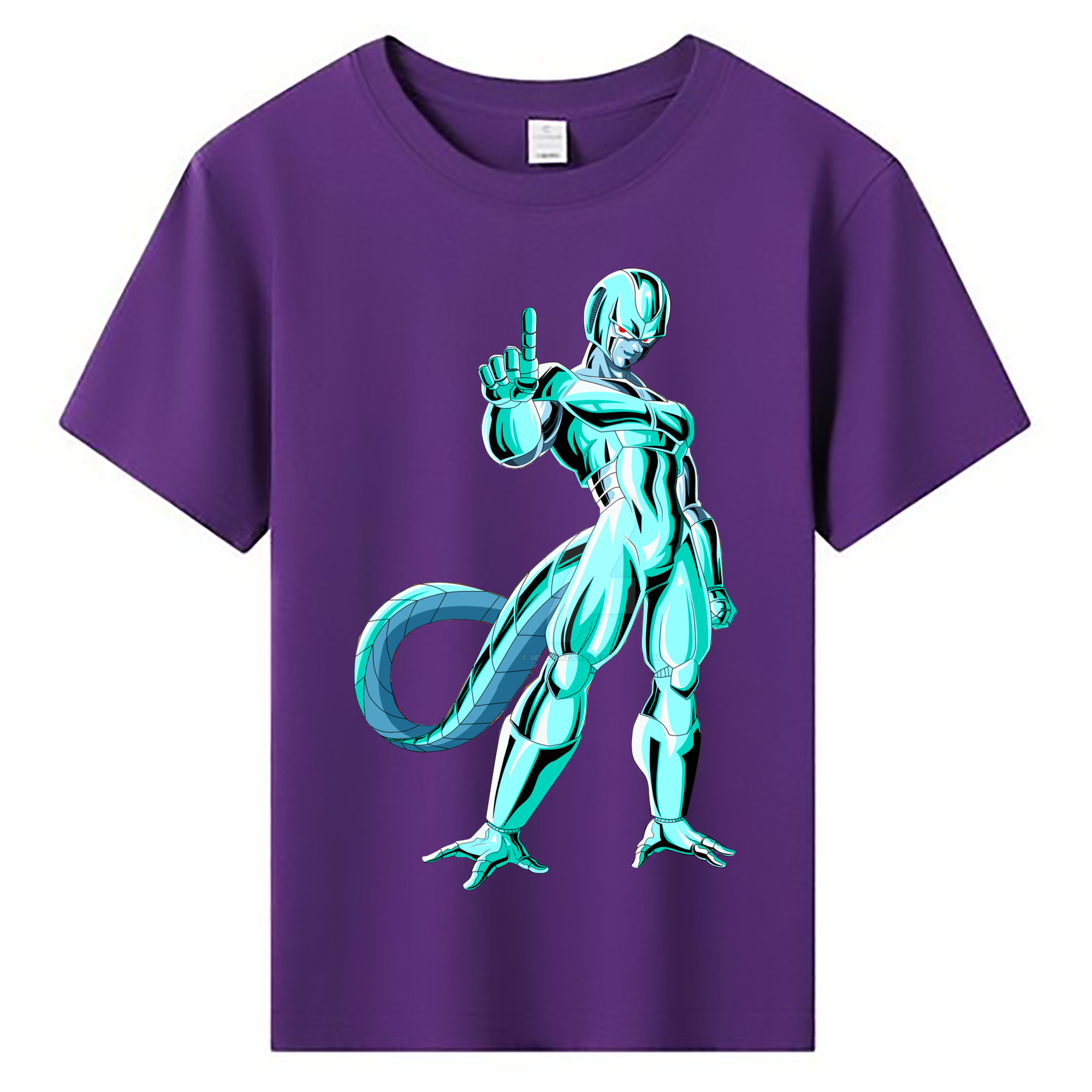 （画像用） ドラゴンボール クウラ DRAGON BALL Cooler Coora 綿100％キッズTシャツ（フロントプリント）