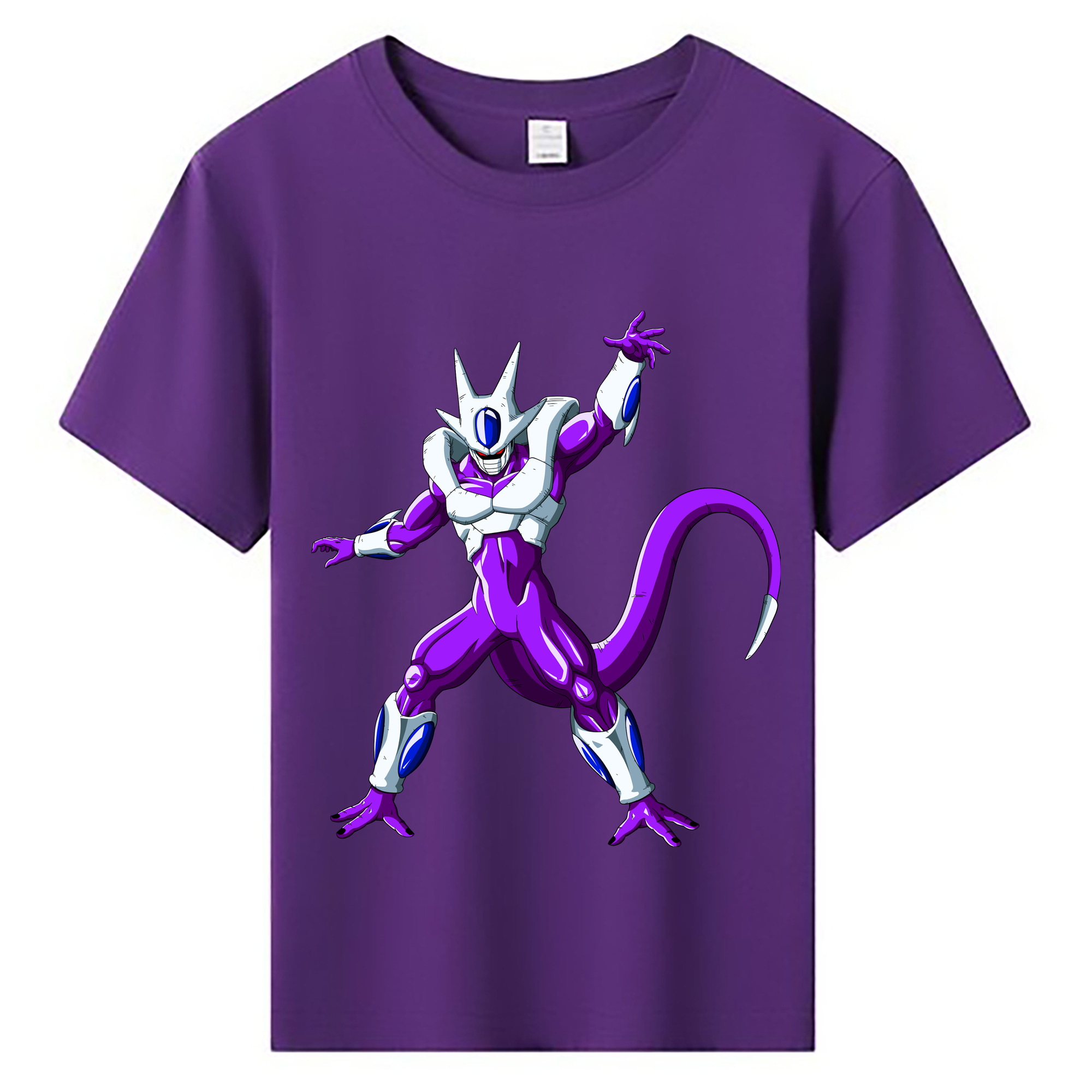 （画像用） ドラゴンボール クウラ DRAGON BALL Cooler Coora 綿100％キッズTシャツ（フロントプリント）