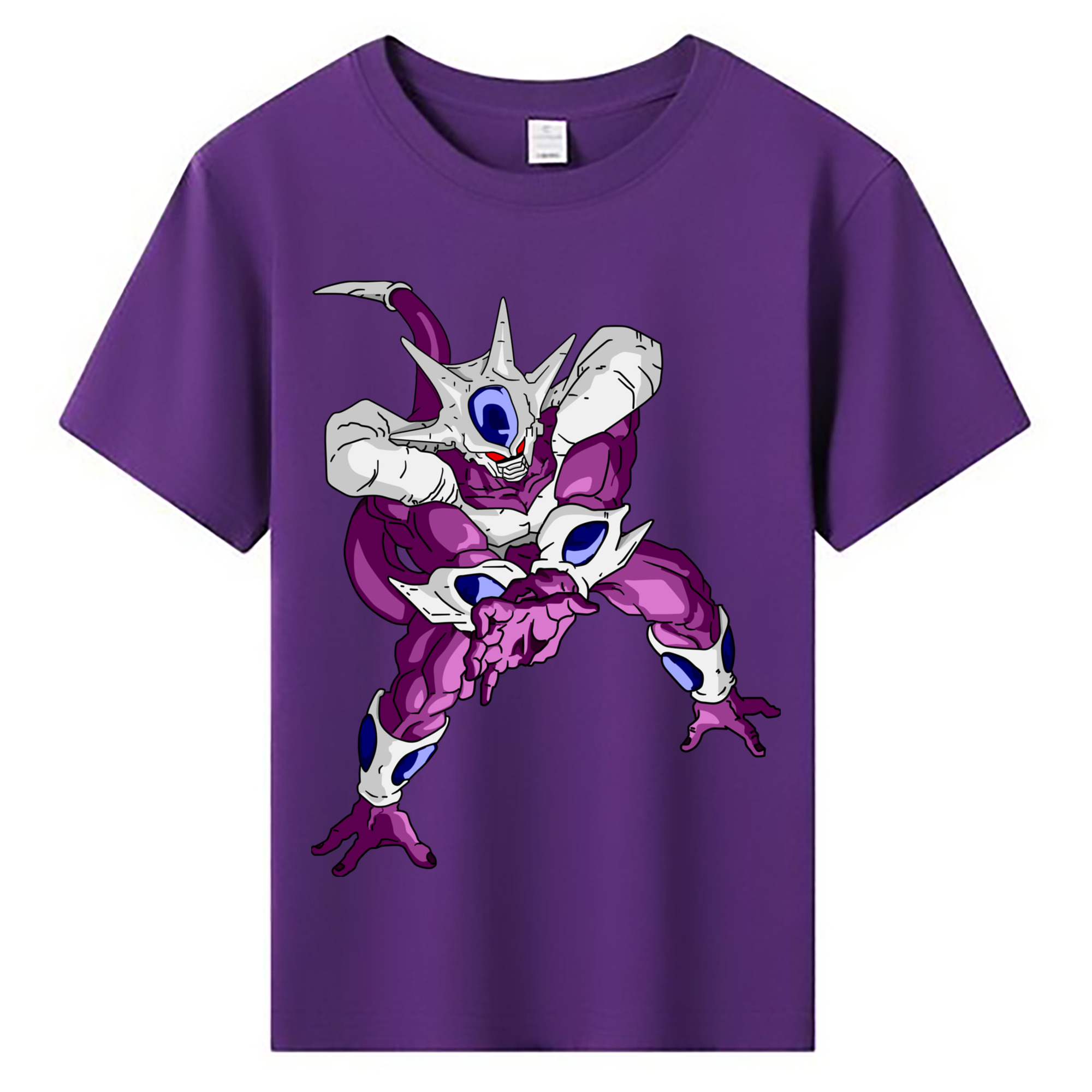 （画像用） ドラゴンボール クウラ DRAGON BALL Cooler Coora 綿100％キッズTシャツ（フロントプリント）