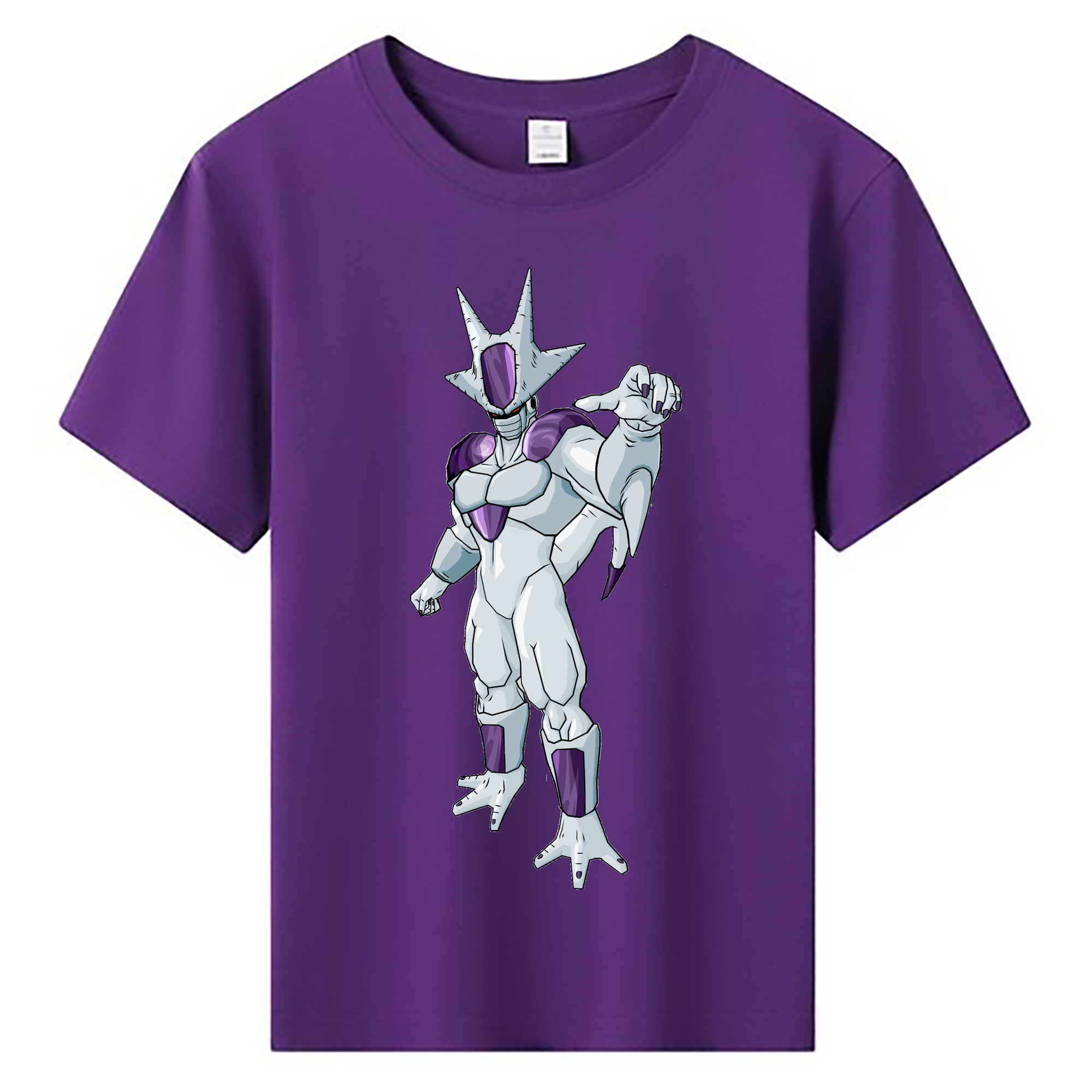 （画像用） ドラゴンボール クウラ DRAGON BALL Cooler Coora 綿100％キッズTシャツ（フロントプリント）