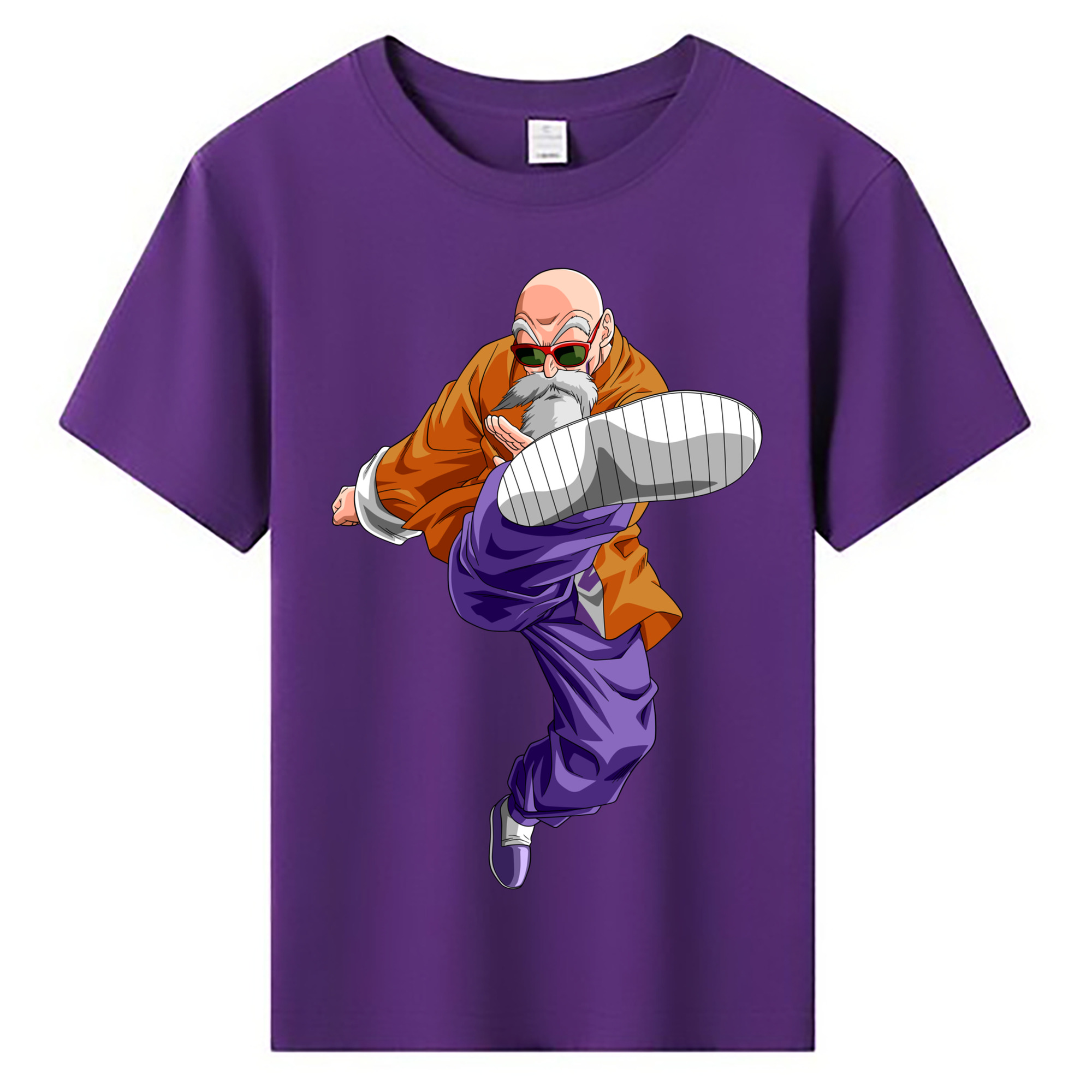 （画像用） ドラゴンボール 亀仙人（かめせんにん） DRAGON BALL Master Roshi Kame Sennin 綿100％キッズTシャツ（フロントプリント）