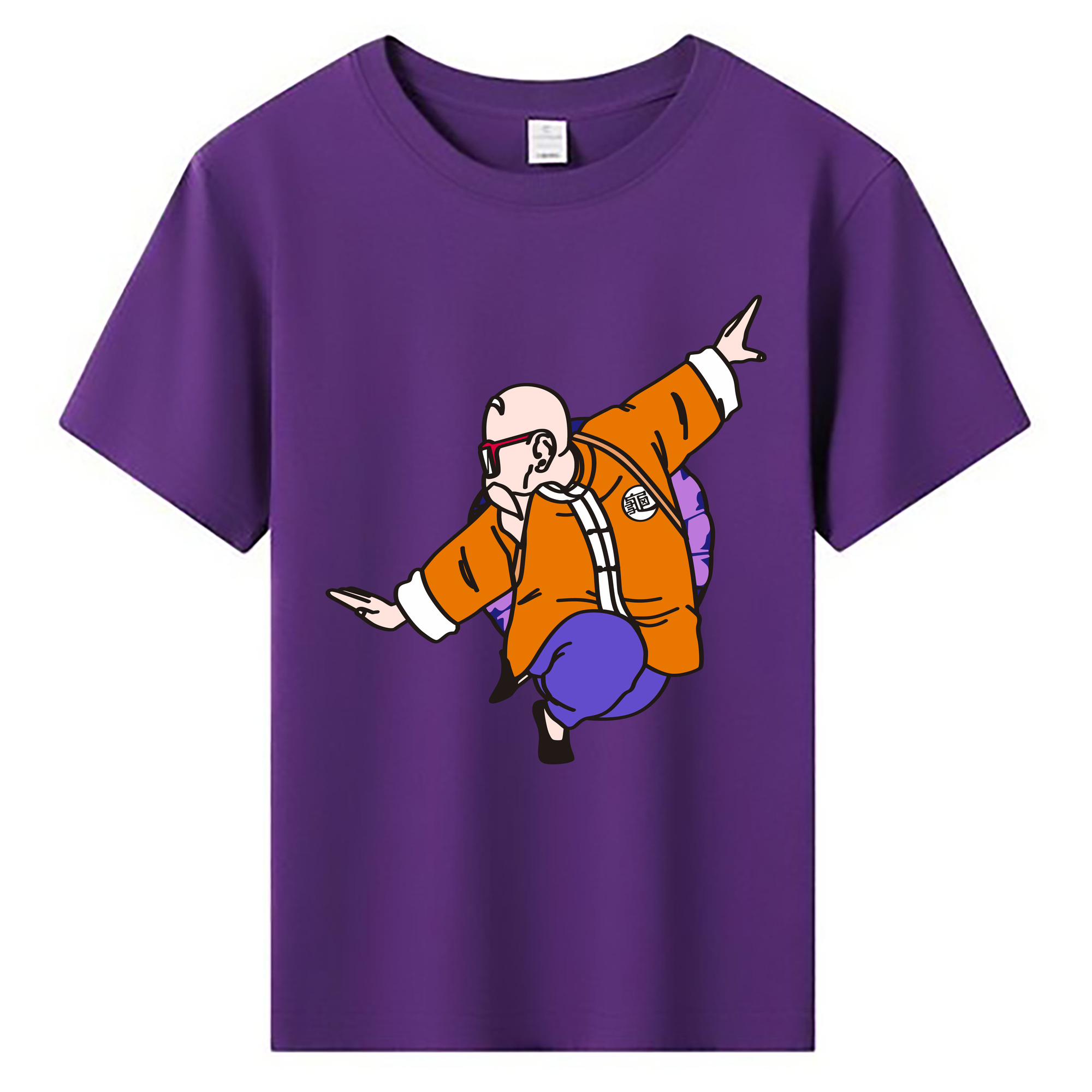 （画像用） ドラゴンボール 亀仙人（かめせんにん） DRAGON BALL Master Roshi Kame Sennin 綿100％キッズTシャツ（フロントプリント）