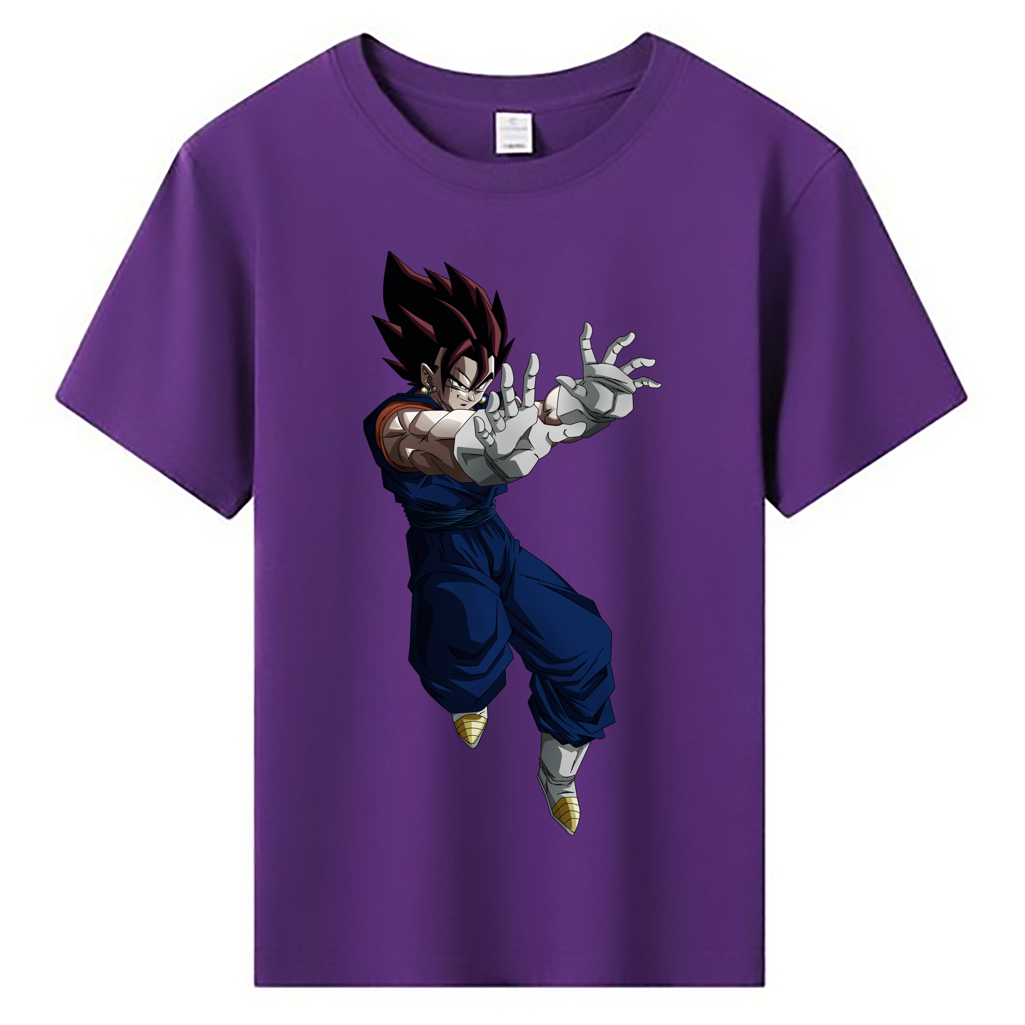 （画像用） ドラゴンボール ベジット DRAGON BALL Vegetto 綿100％キッズTシャツ（フロントプリント）